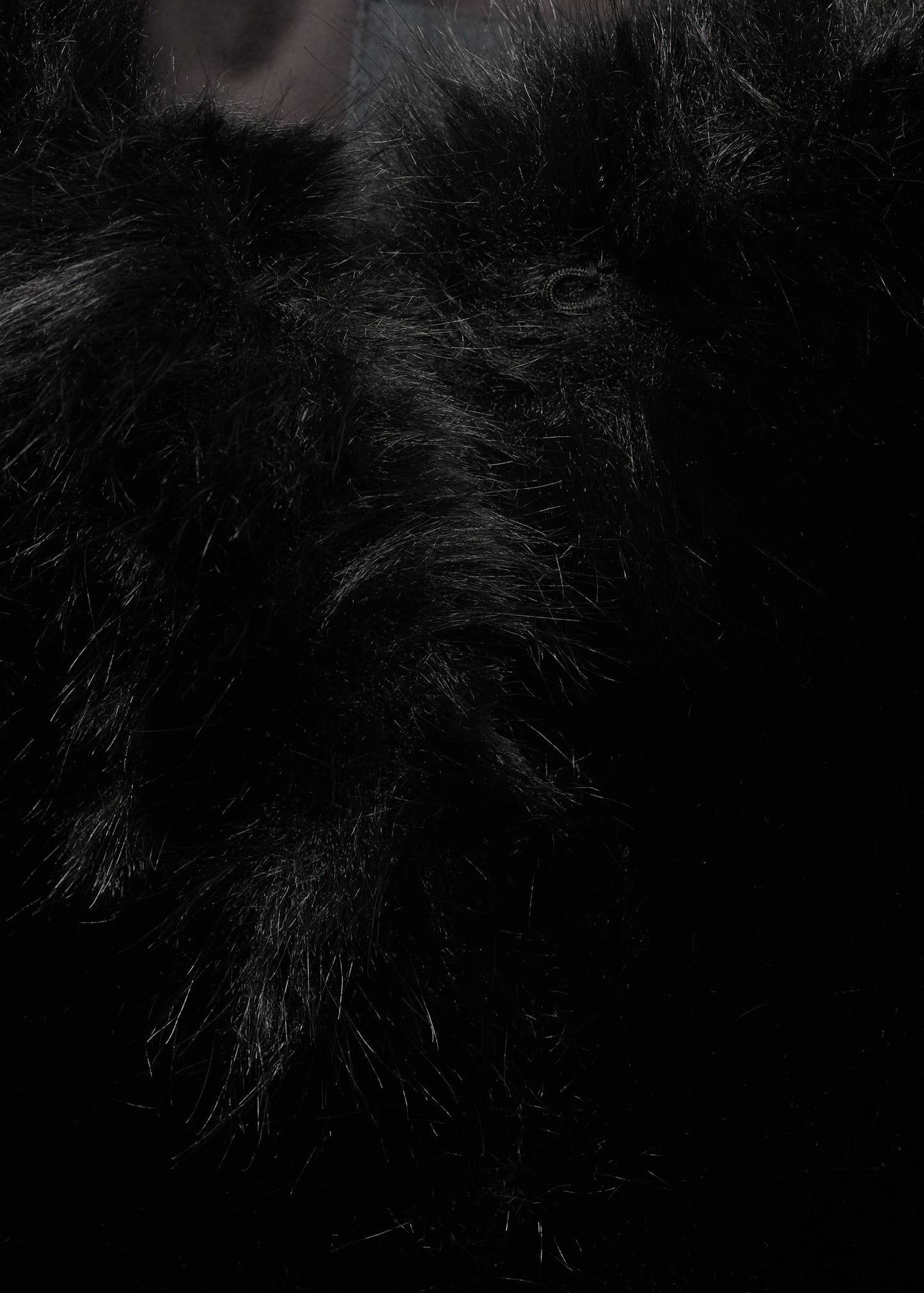 Fur effect jacket