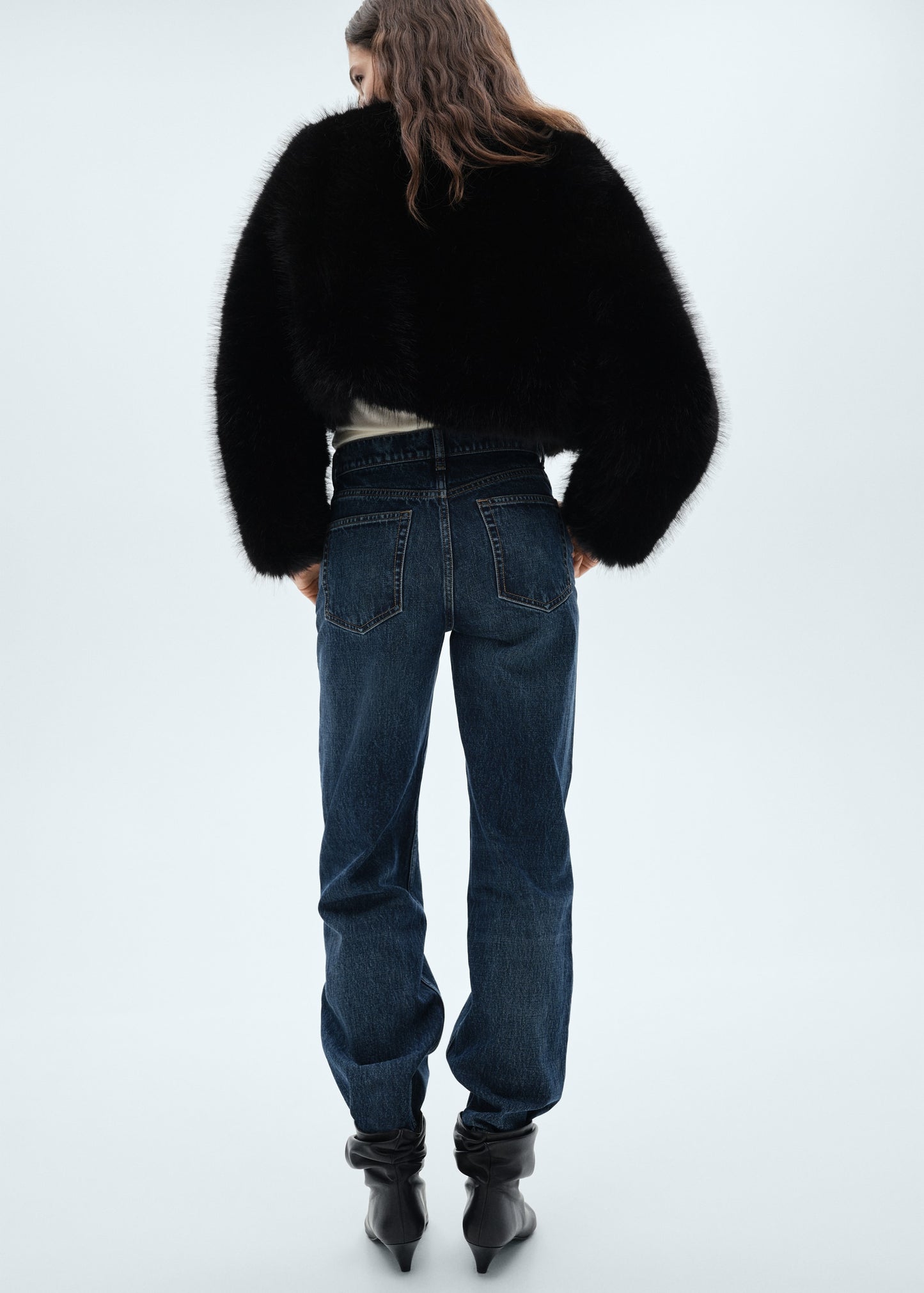 Fur effect jacket