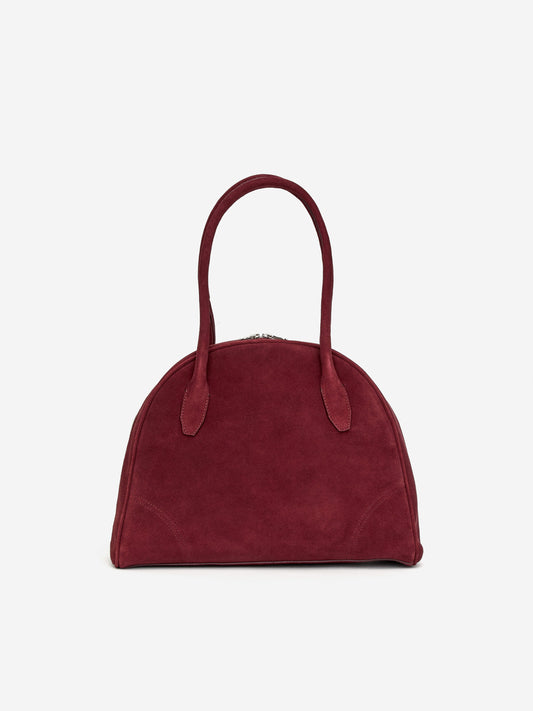 Suede Bowling Bag