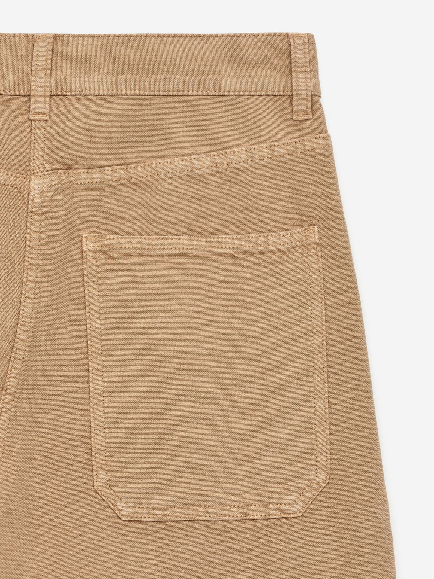 Barrel-Leg Cotton Trousers