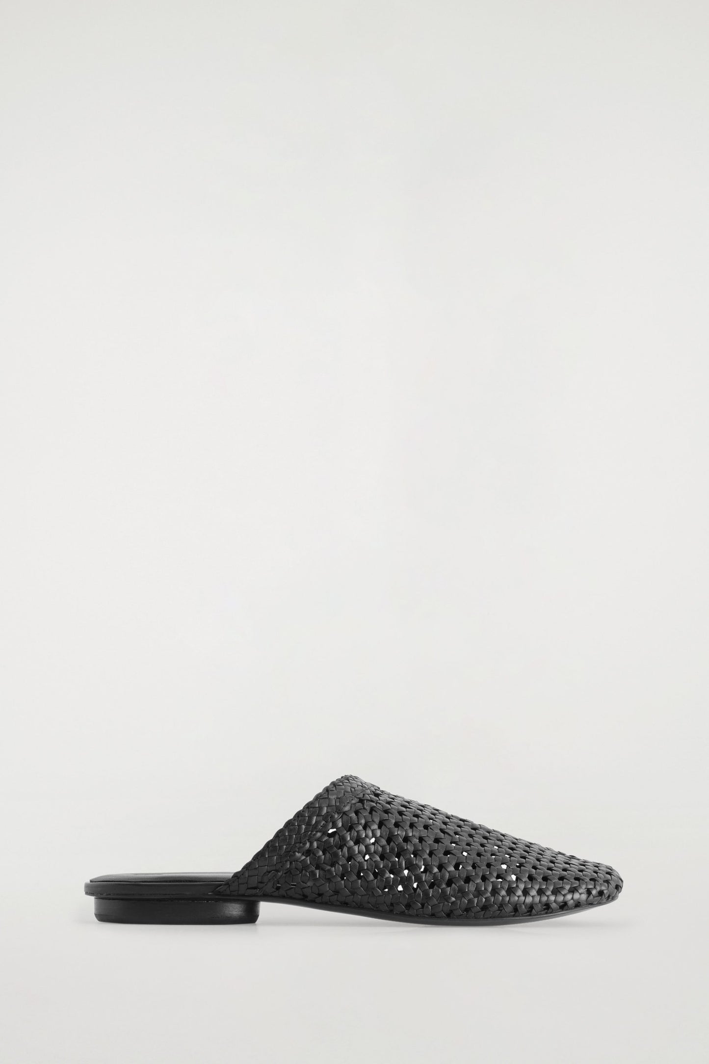 Braided Leather Mules