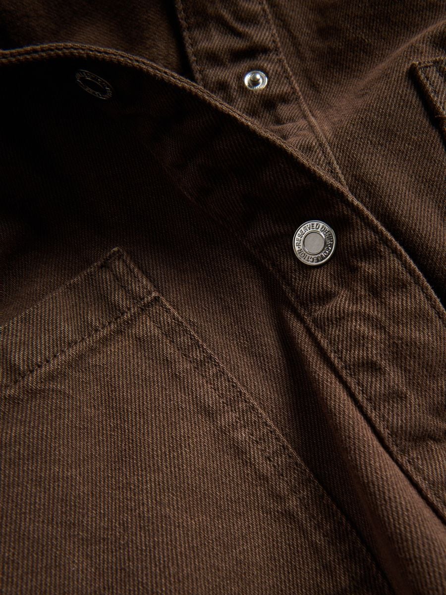 Denim shirt with pockets