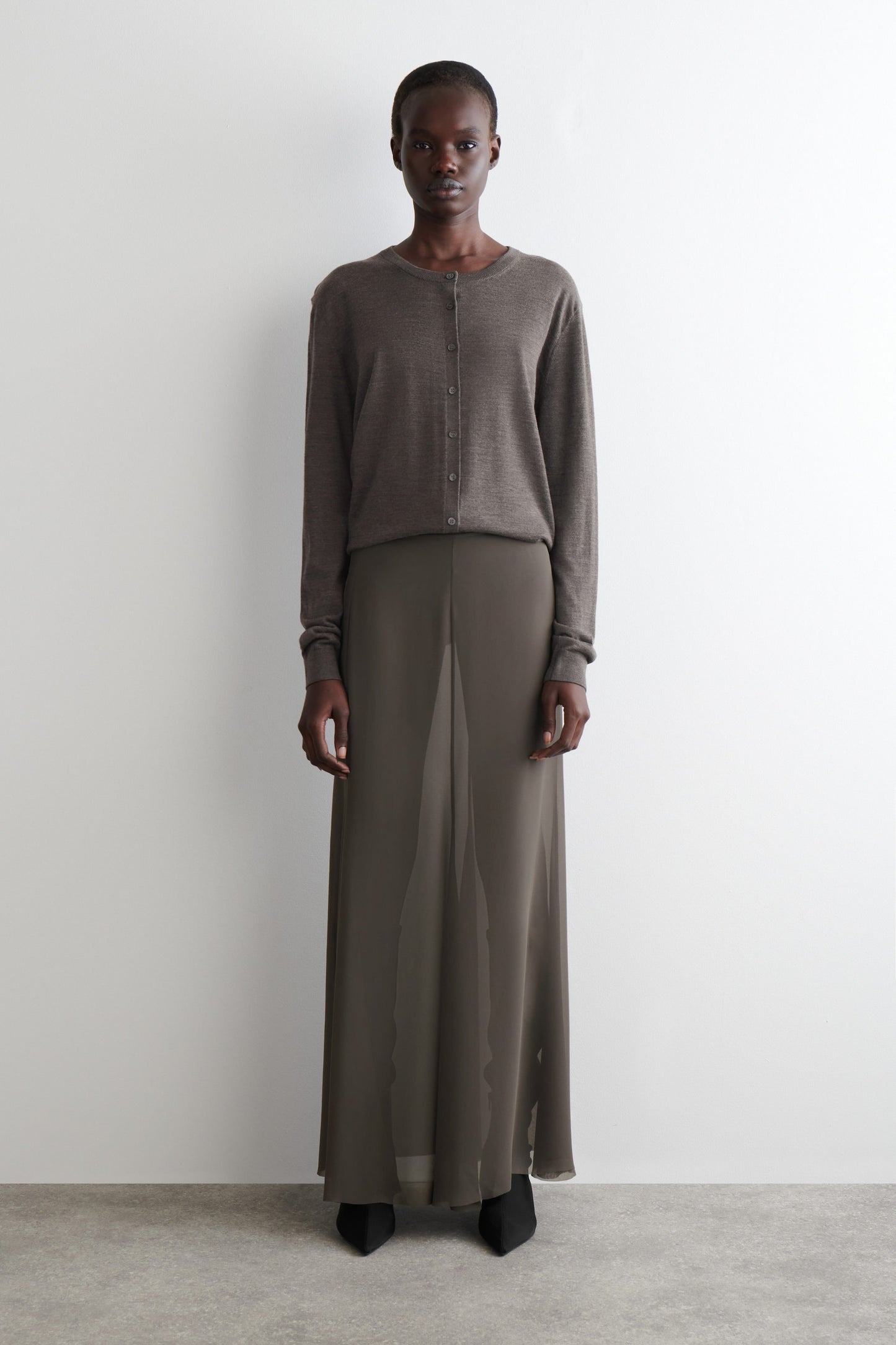 Sheer Maxi Skirt