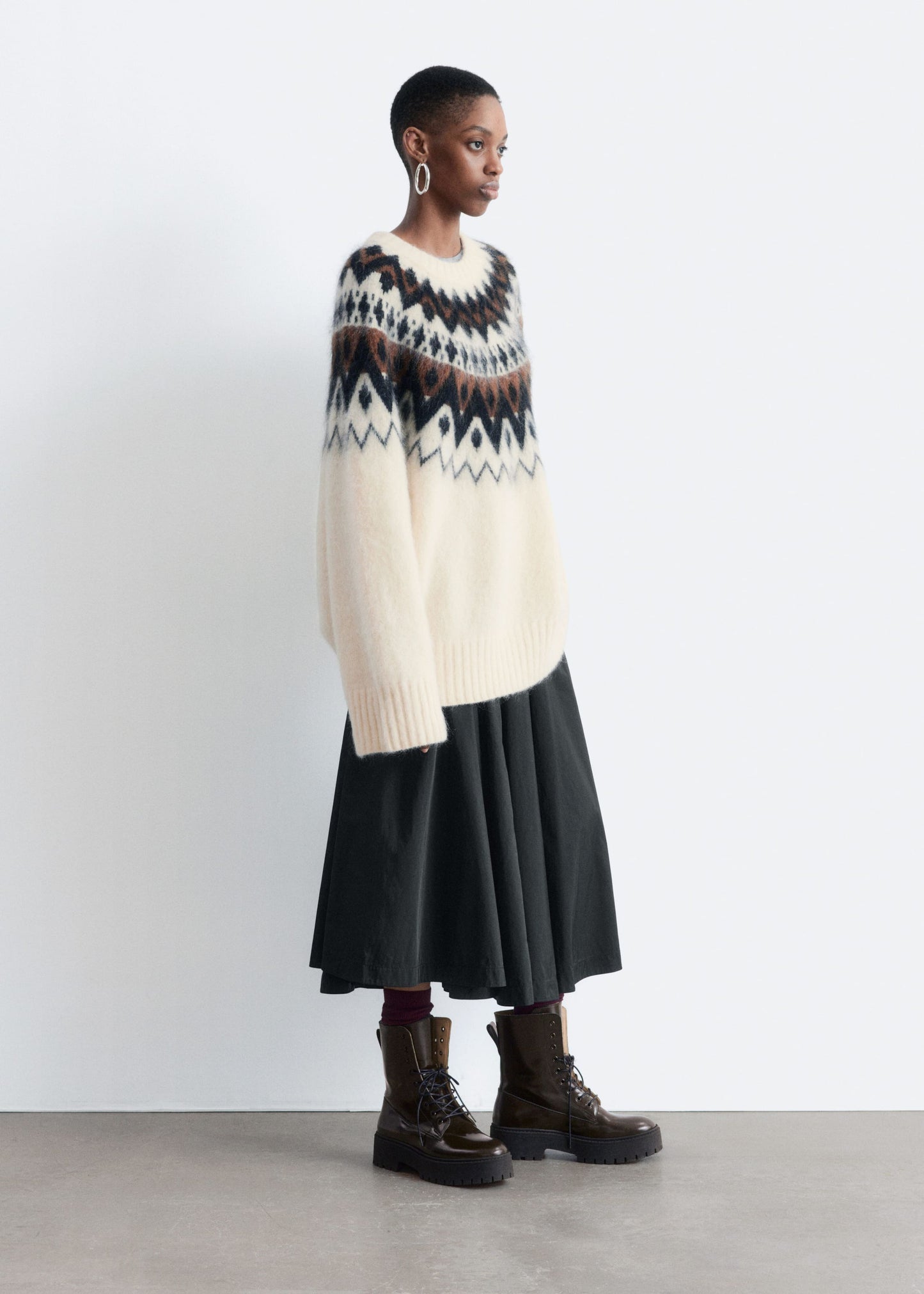 Oversized Mohair-Blend Jumper