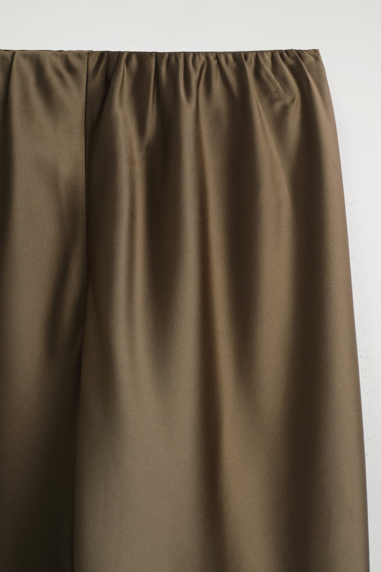 Satin Wide-Leg Trousers