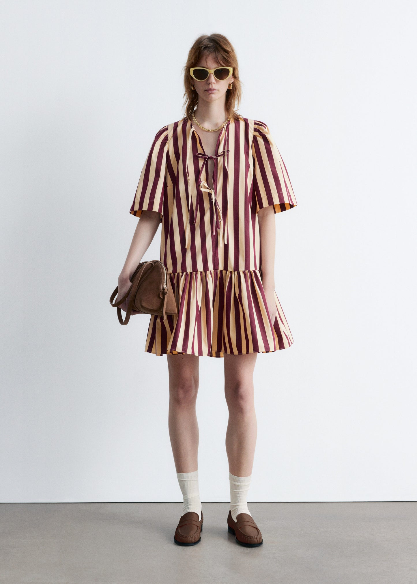 Peplum Mini Dress