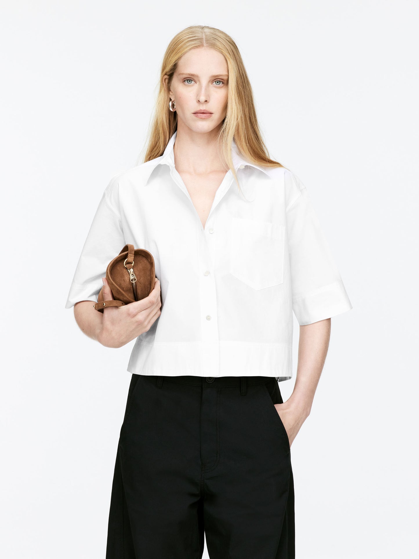 Short-Sleeve Cotton Shirt