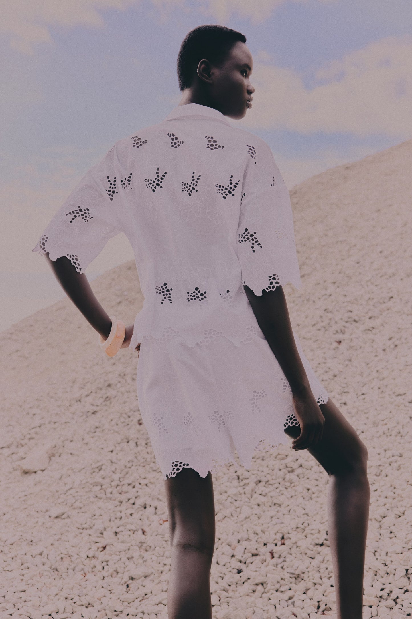 Broderie anglaise shorts