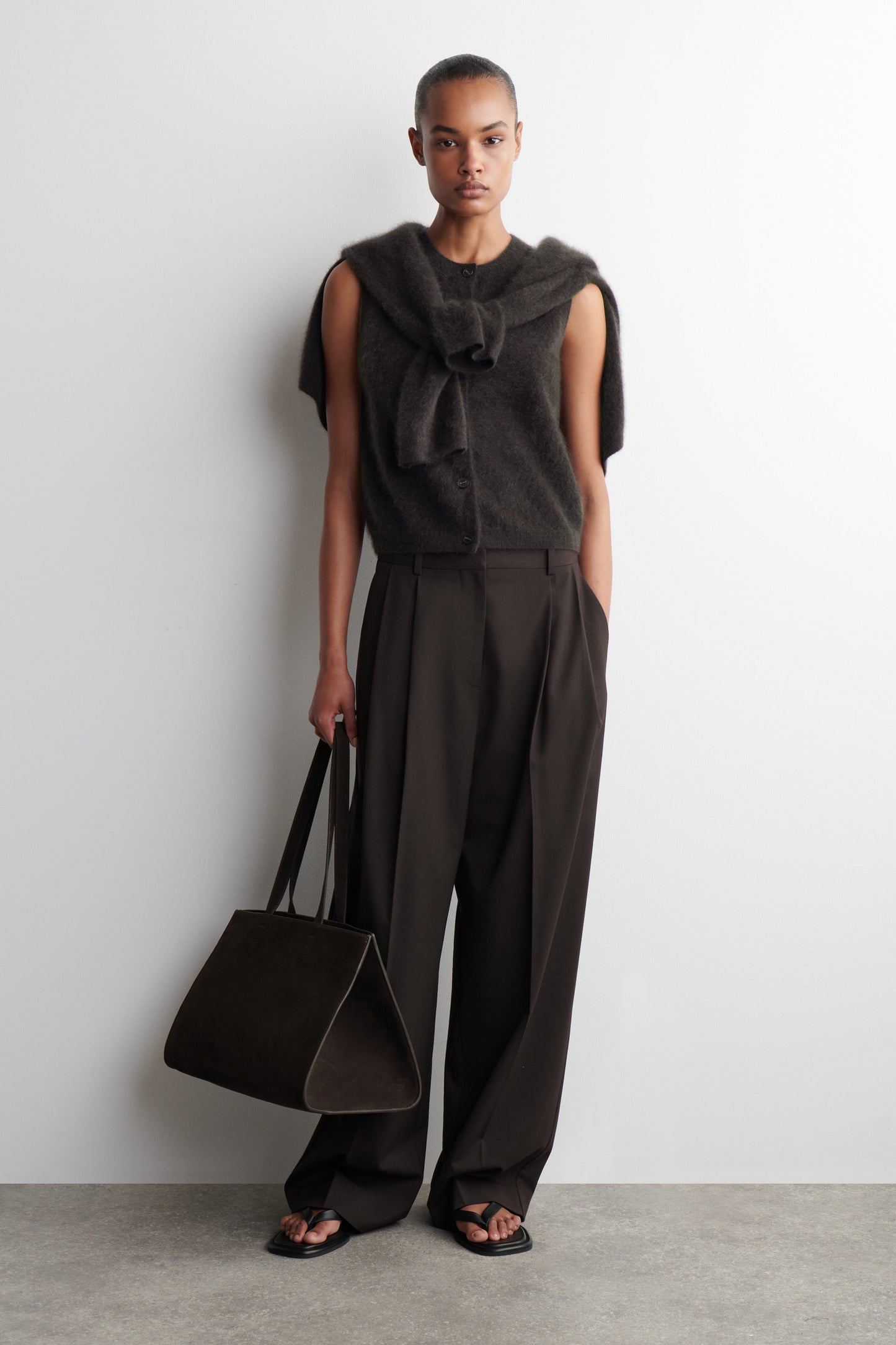Brushed-Cashmere Waistcoat