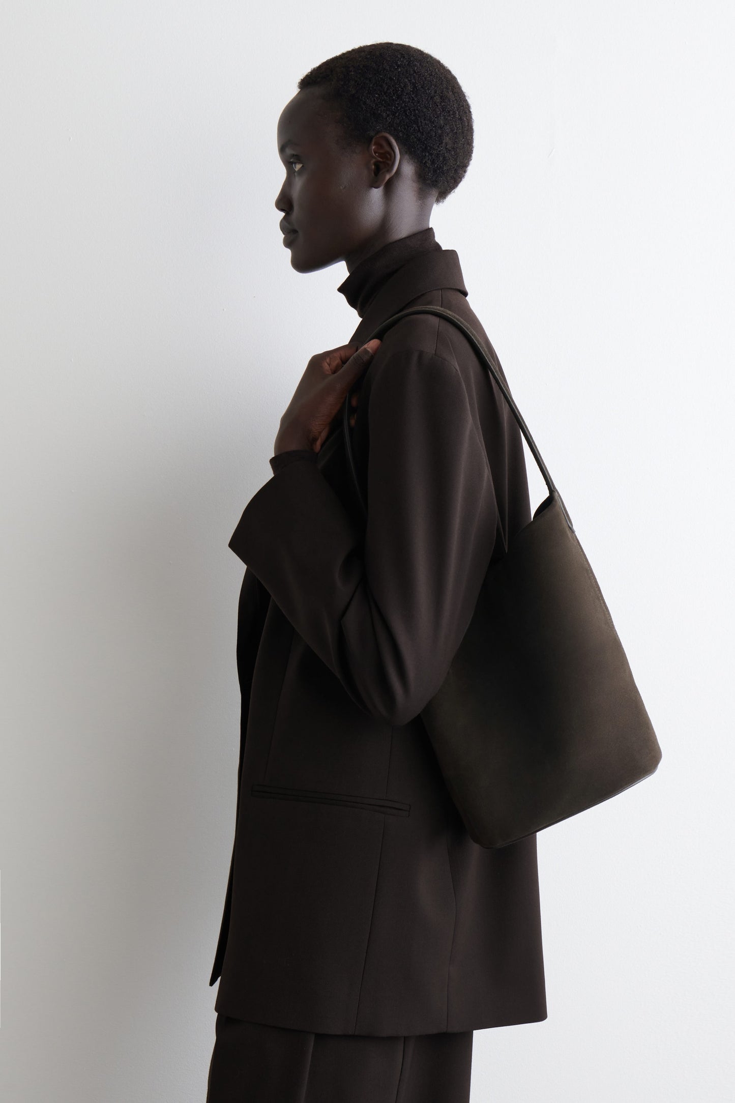 Paradigm Suede Mini Tote Bag