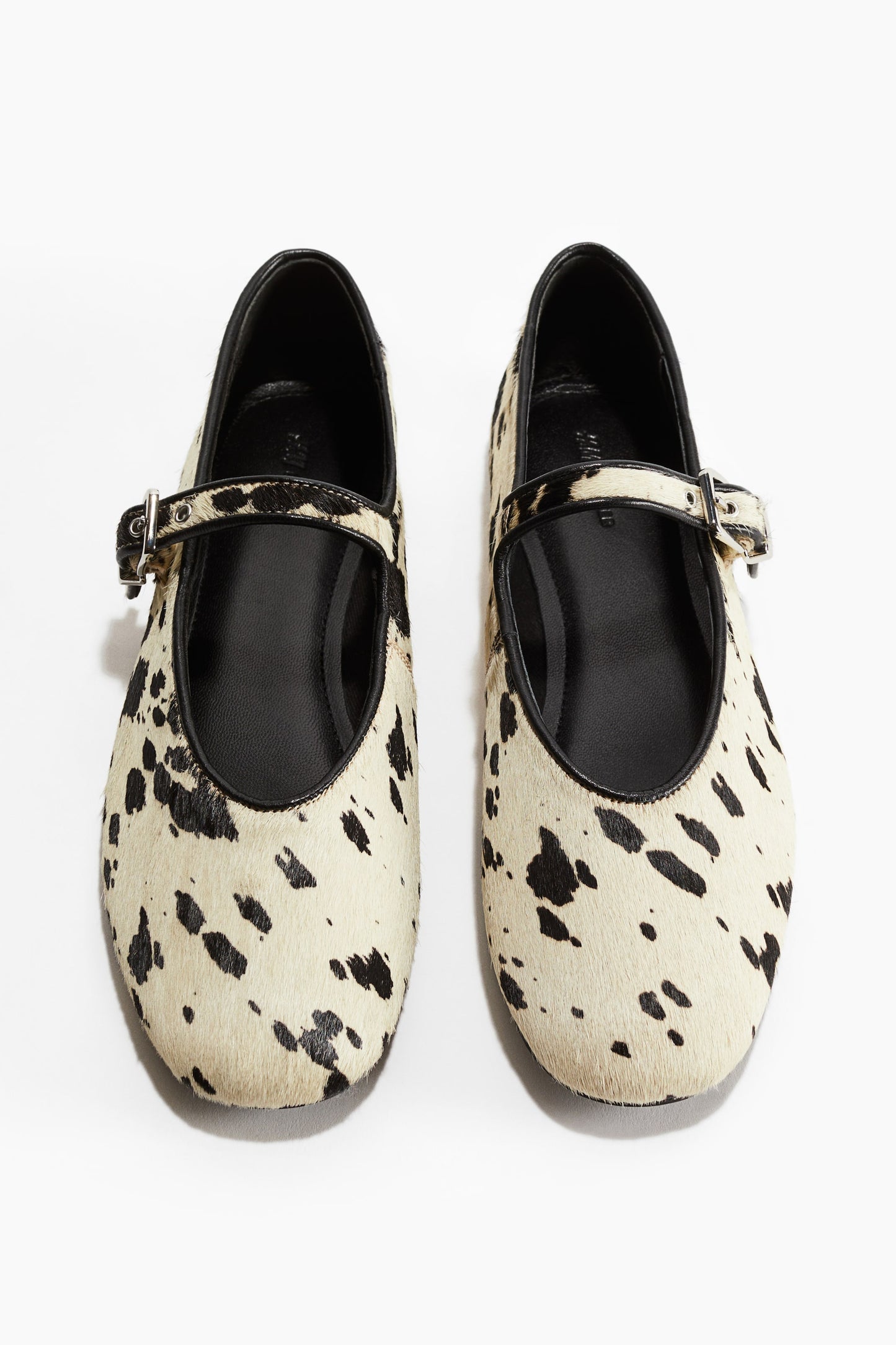 Leather Mary Jane ballet flats