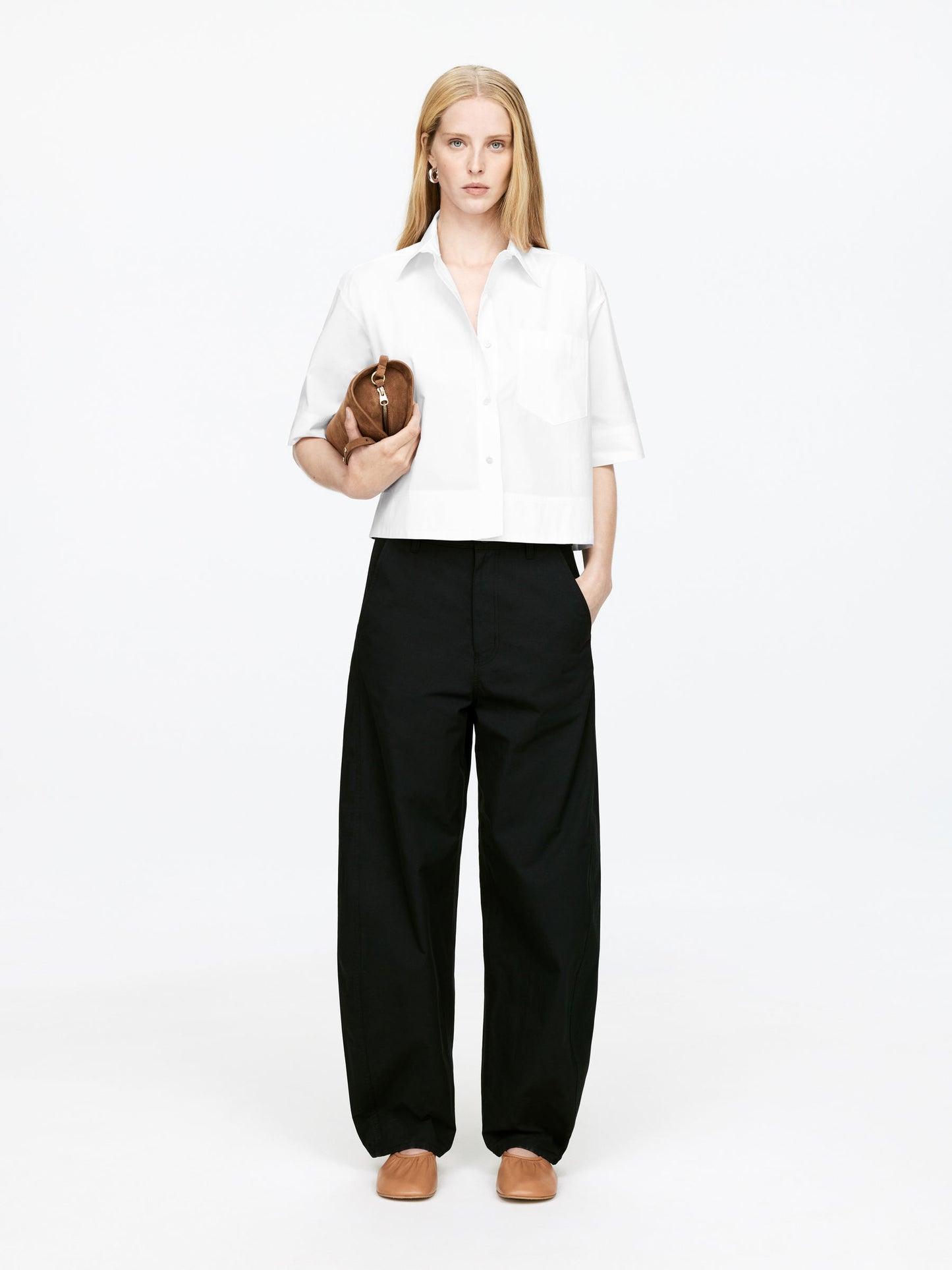 Short-Sleeve Cotton Shirt