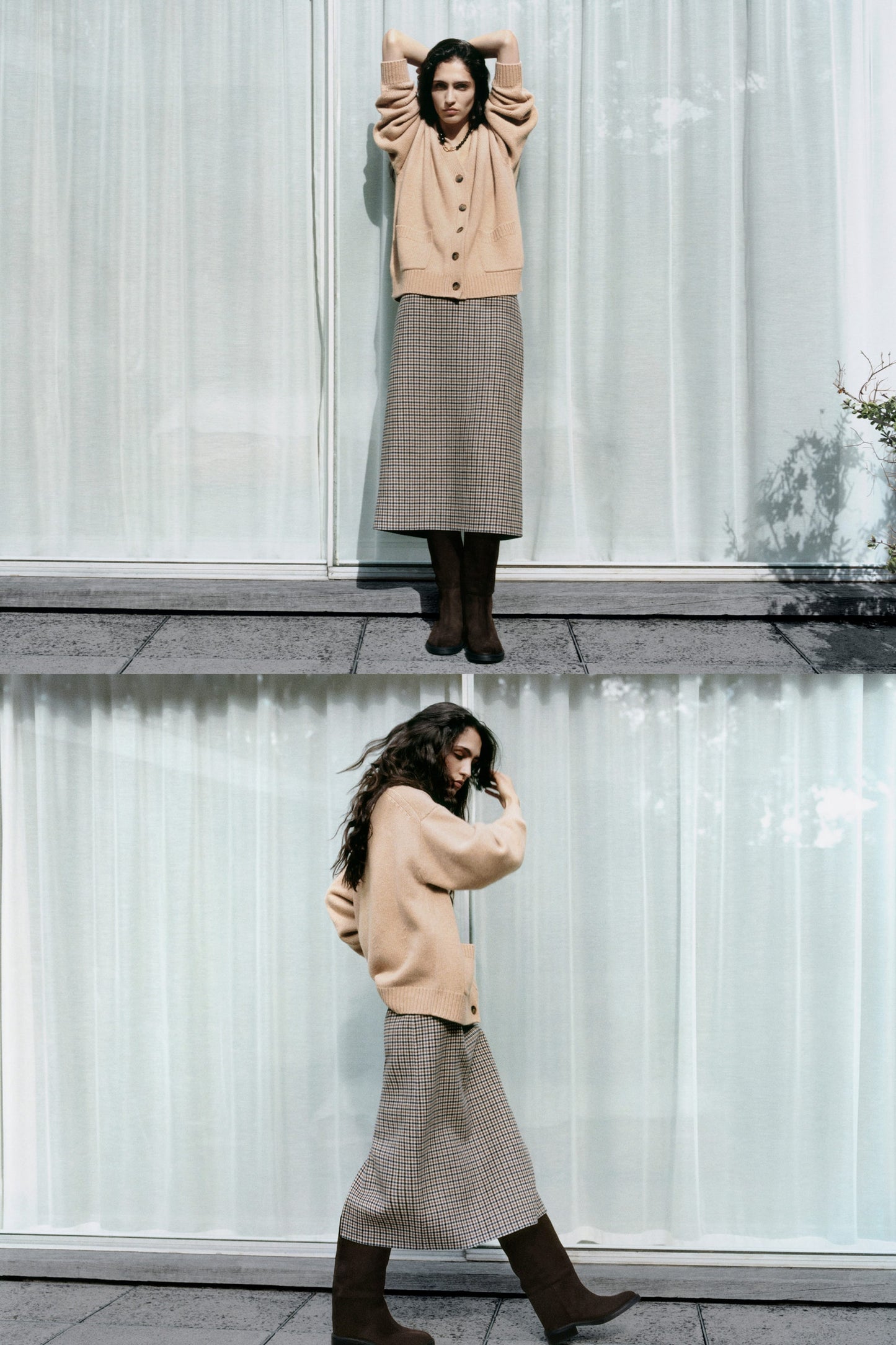 Oversized Cashmere-Blend Cardigan