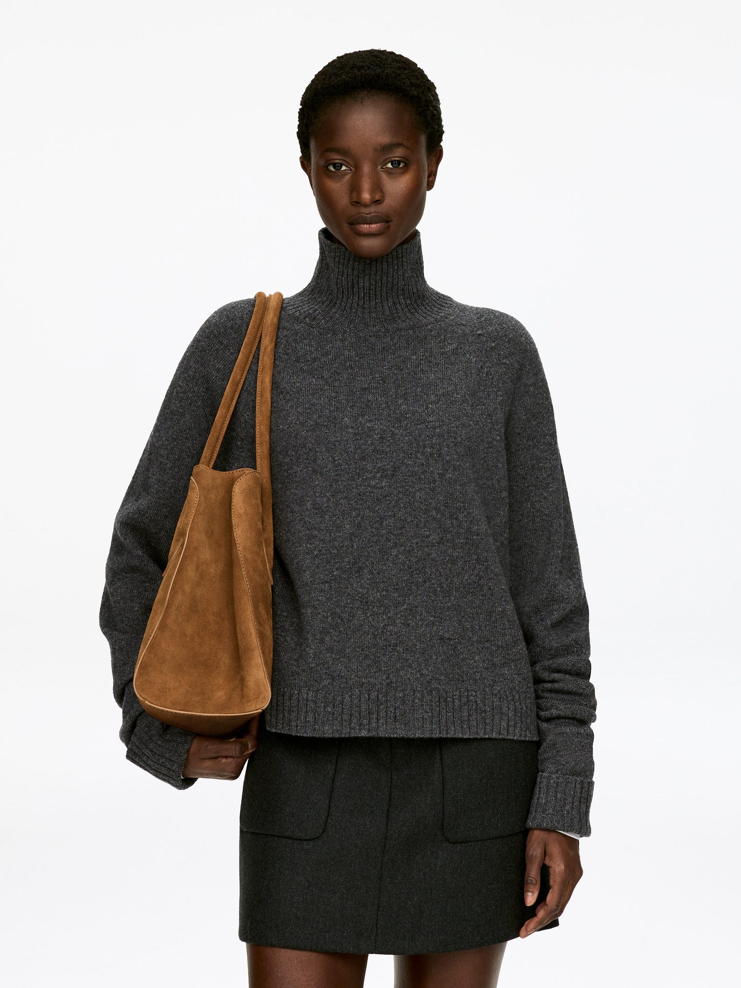 Roll-Neck Wool Jumper