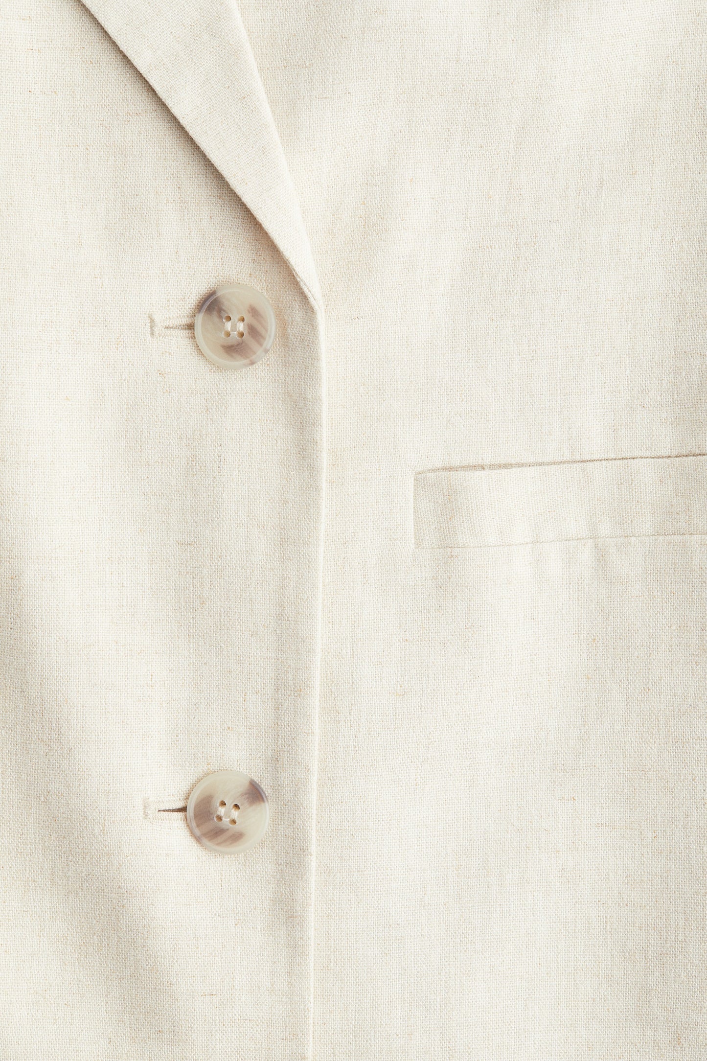 Linen-blend waistcoat