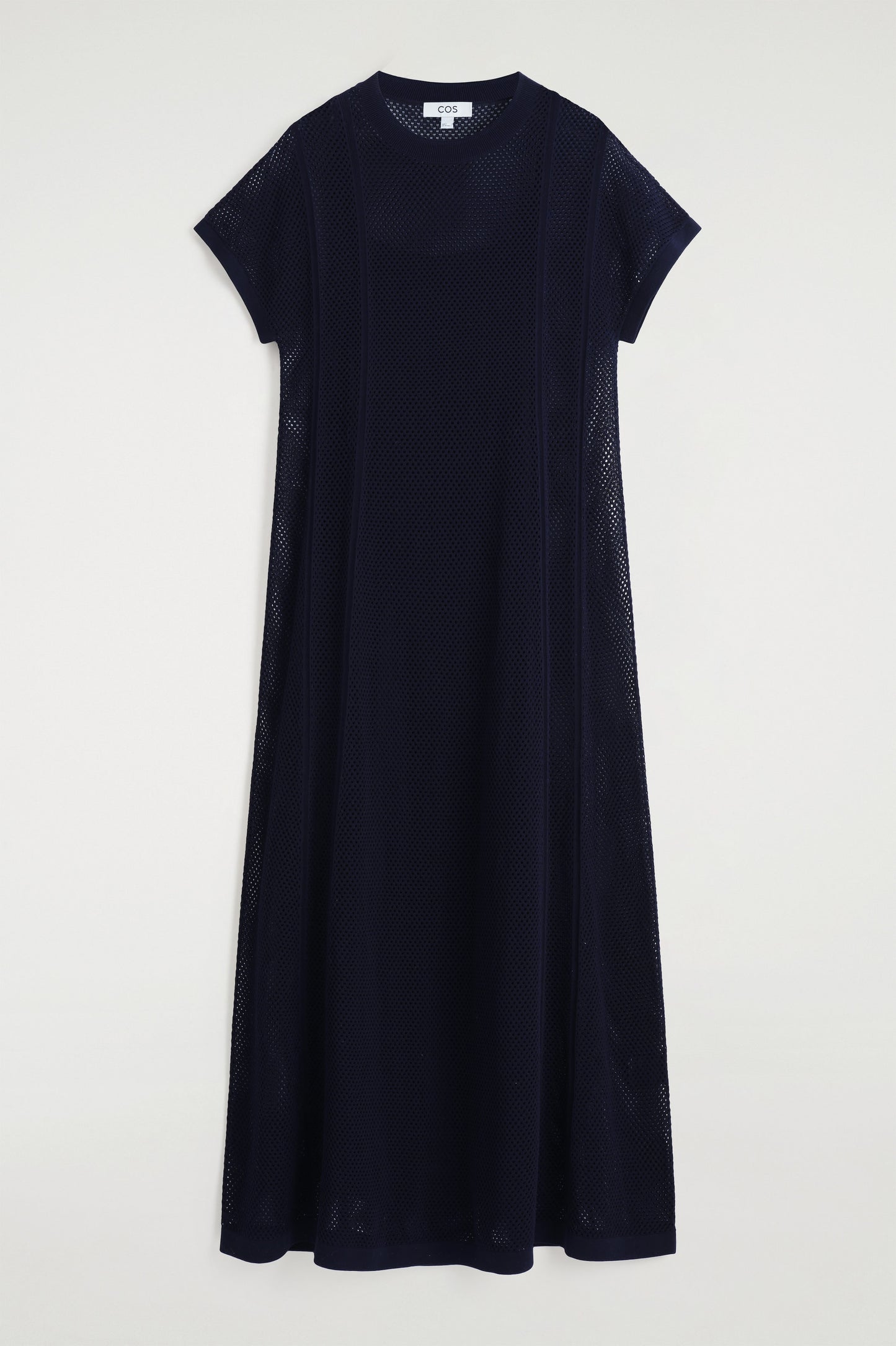 Pointelle-Knit Cotton Maxi Dress