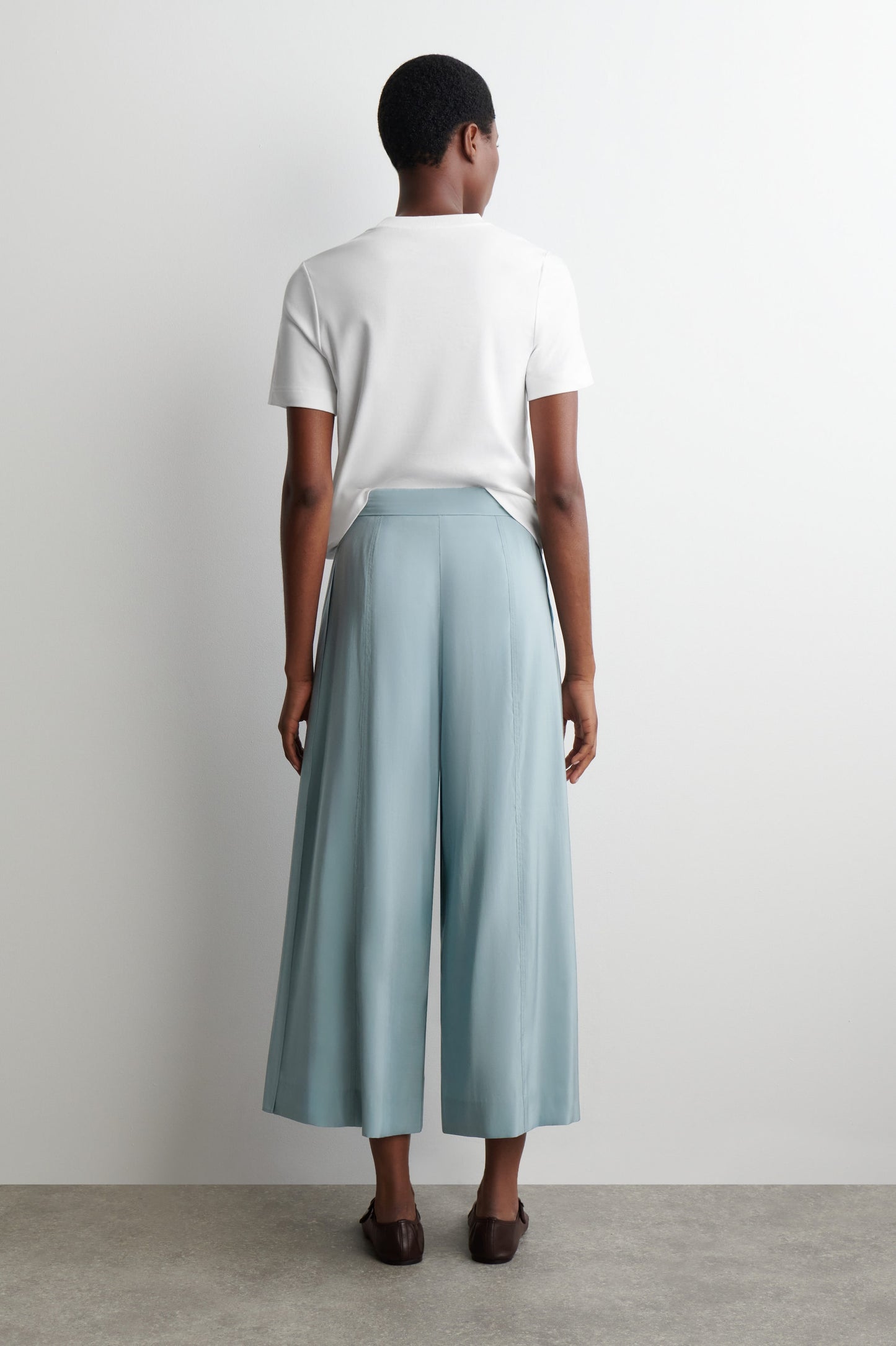 Fluid Pleated Culottes