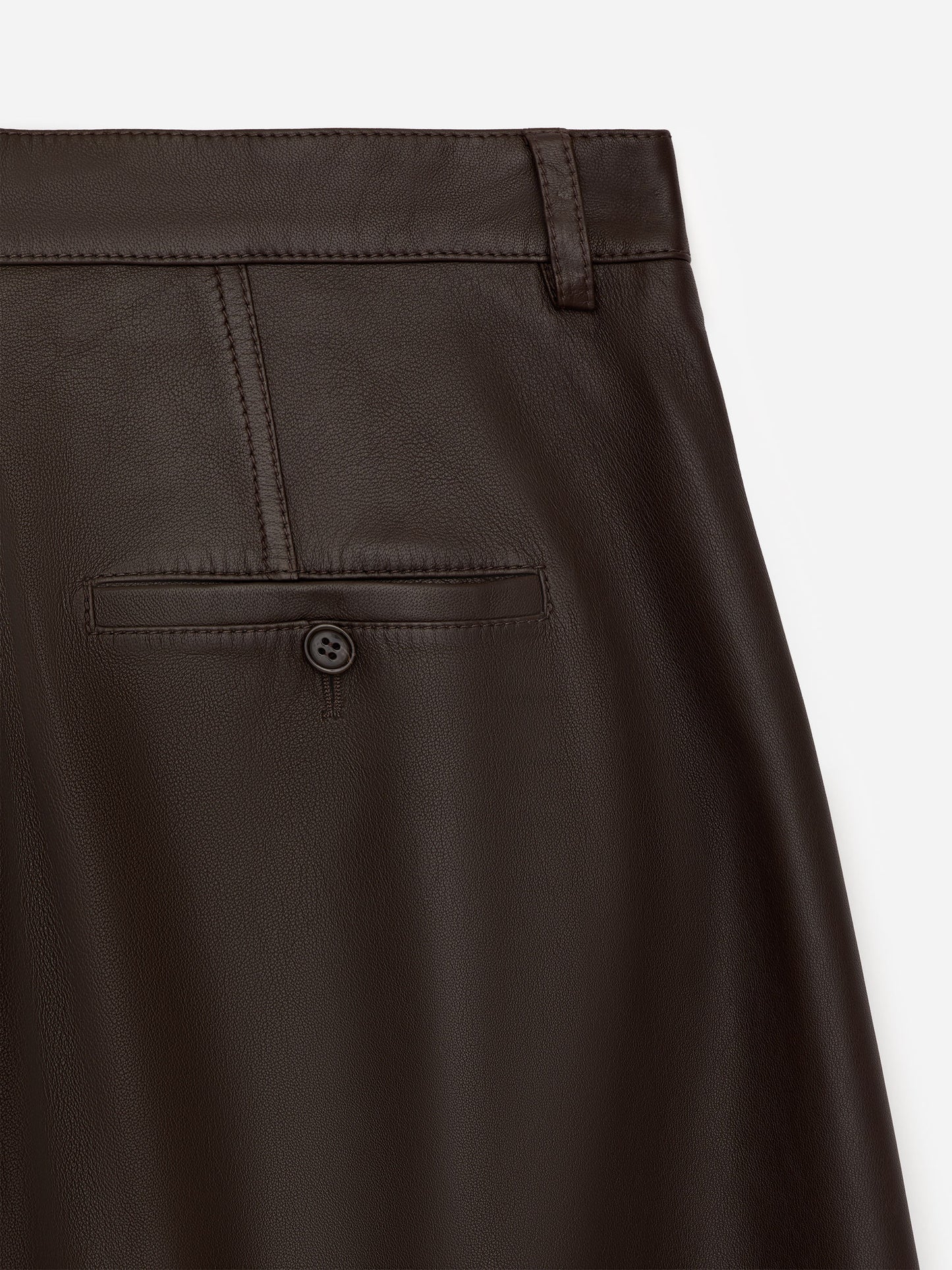 Barrel Leather Trousers