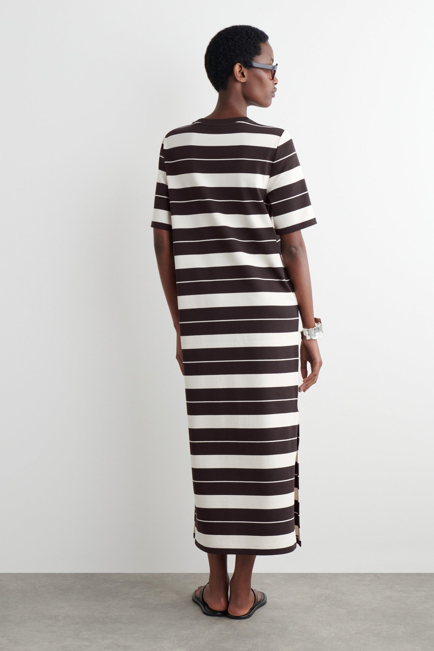Cotton midi t-shirt dress