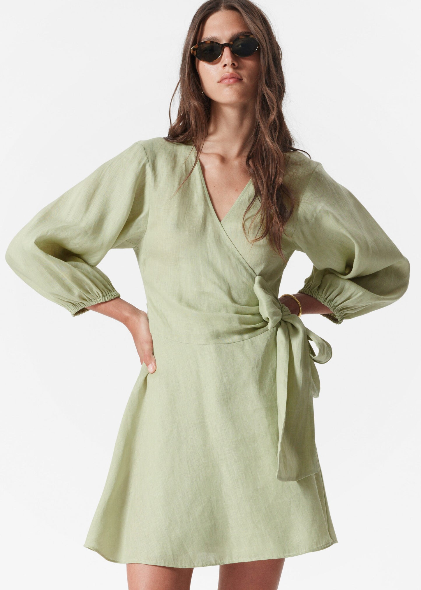 Wrap Mini Dress