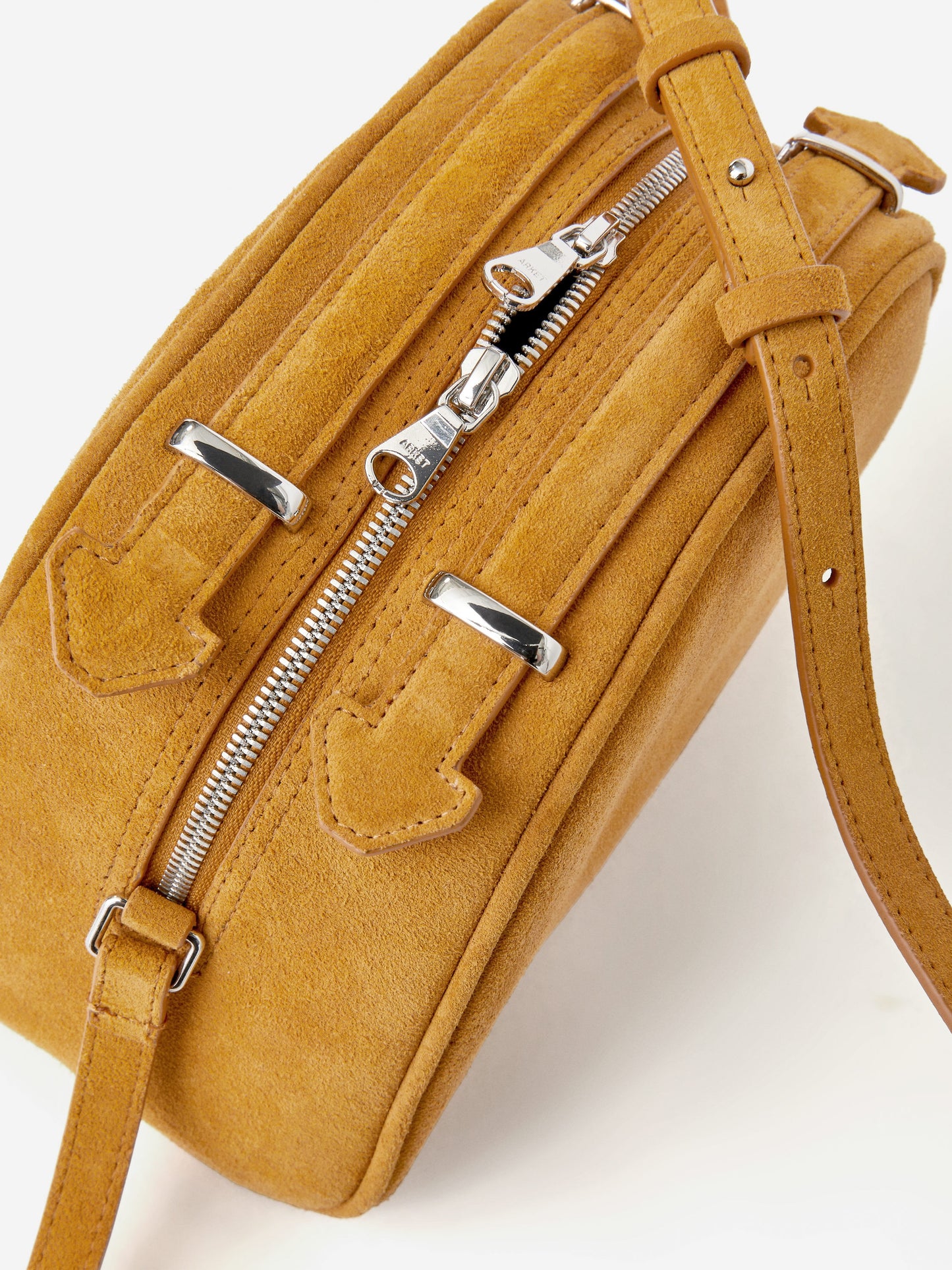 Suede Crossbody Bag