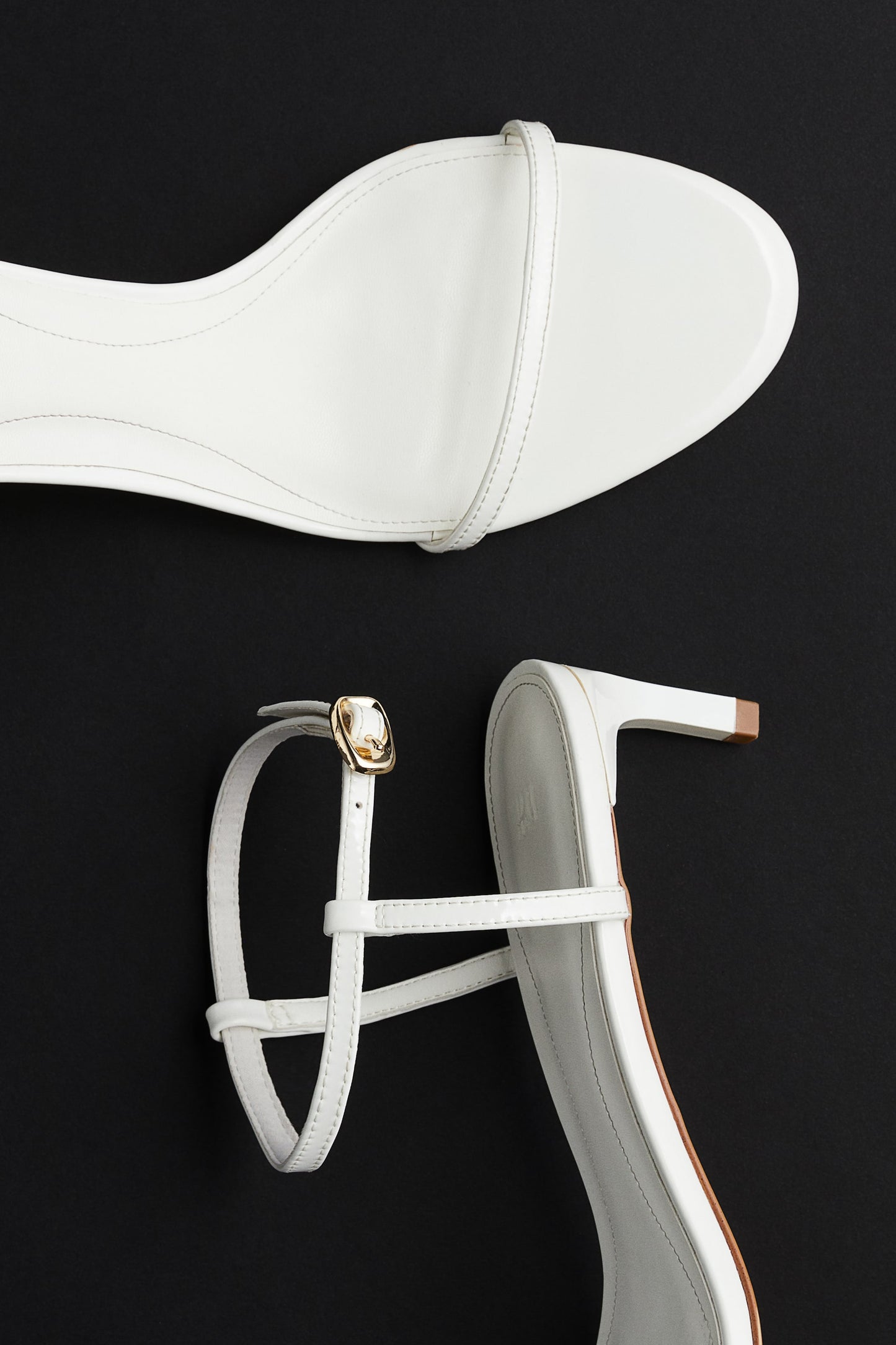 Heeled strappy sandals