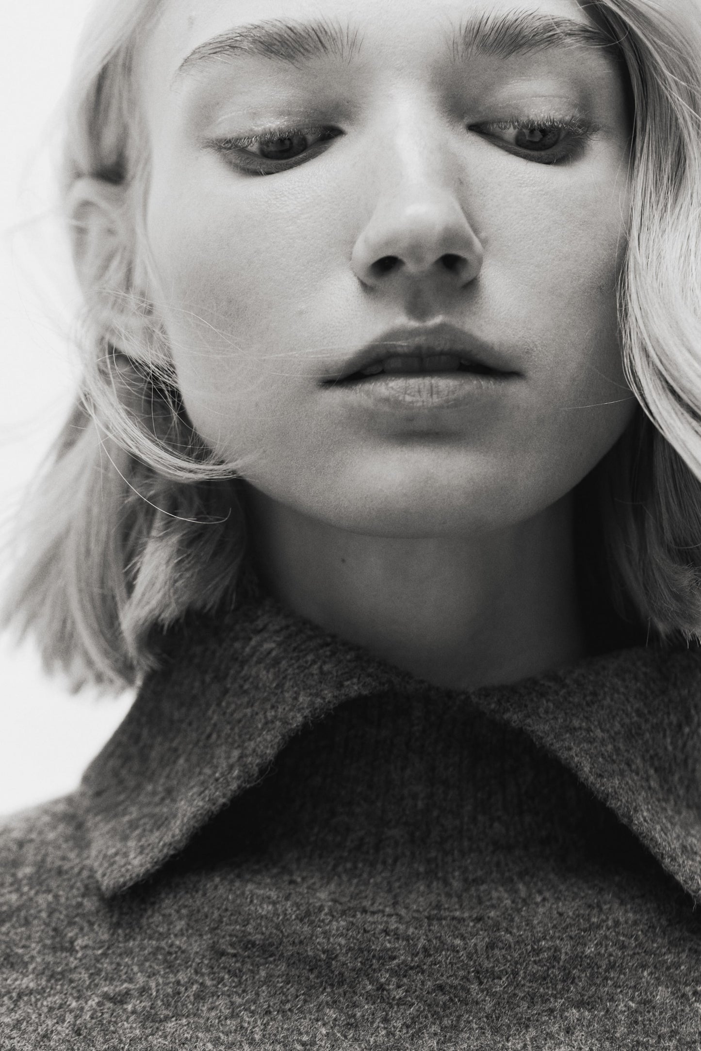 Polo-neck jumper