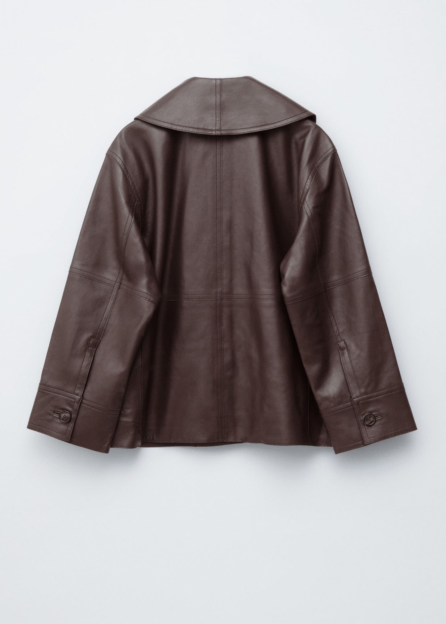 Boxy Nappa Leather Jacket