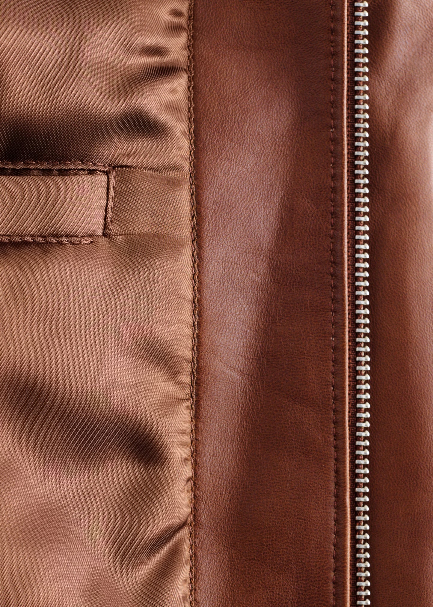 Leather Bomber Jacket