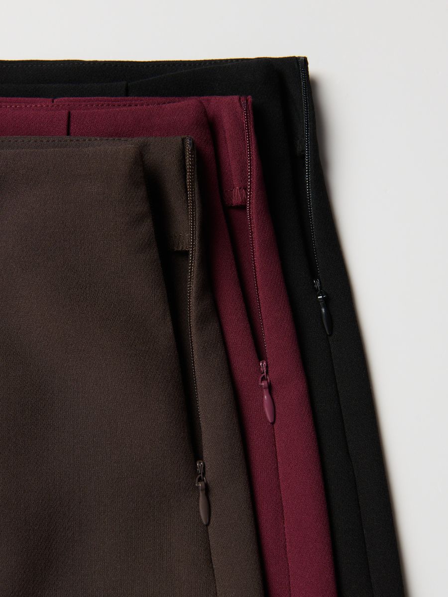 Skort with belt