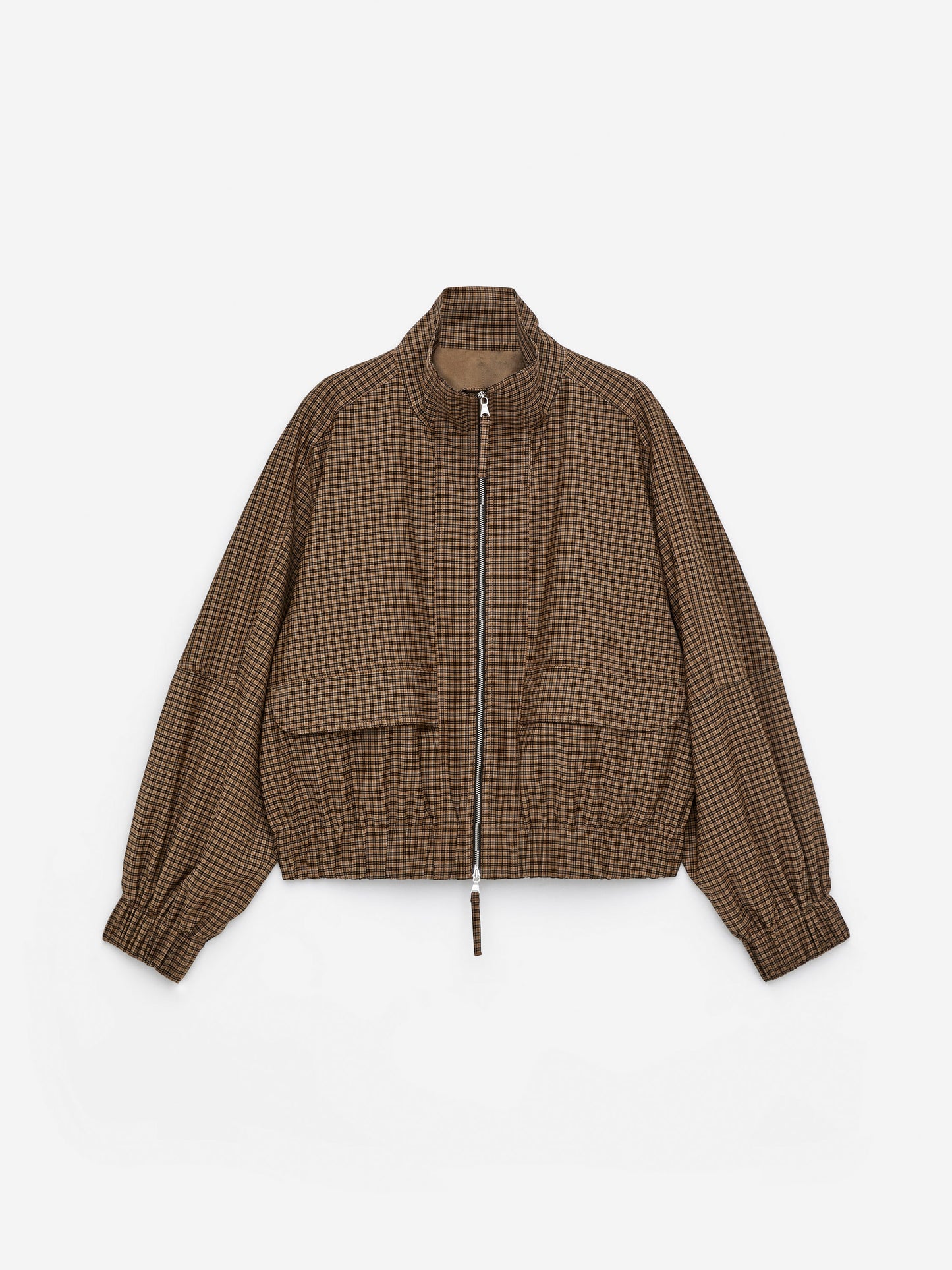 Checked Zip Jacket