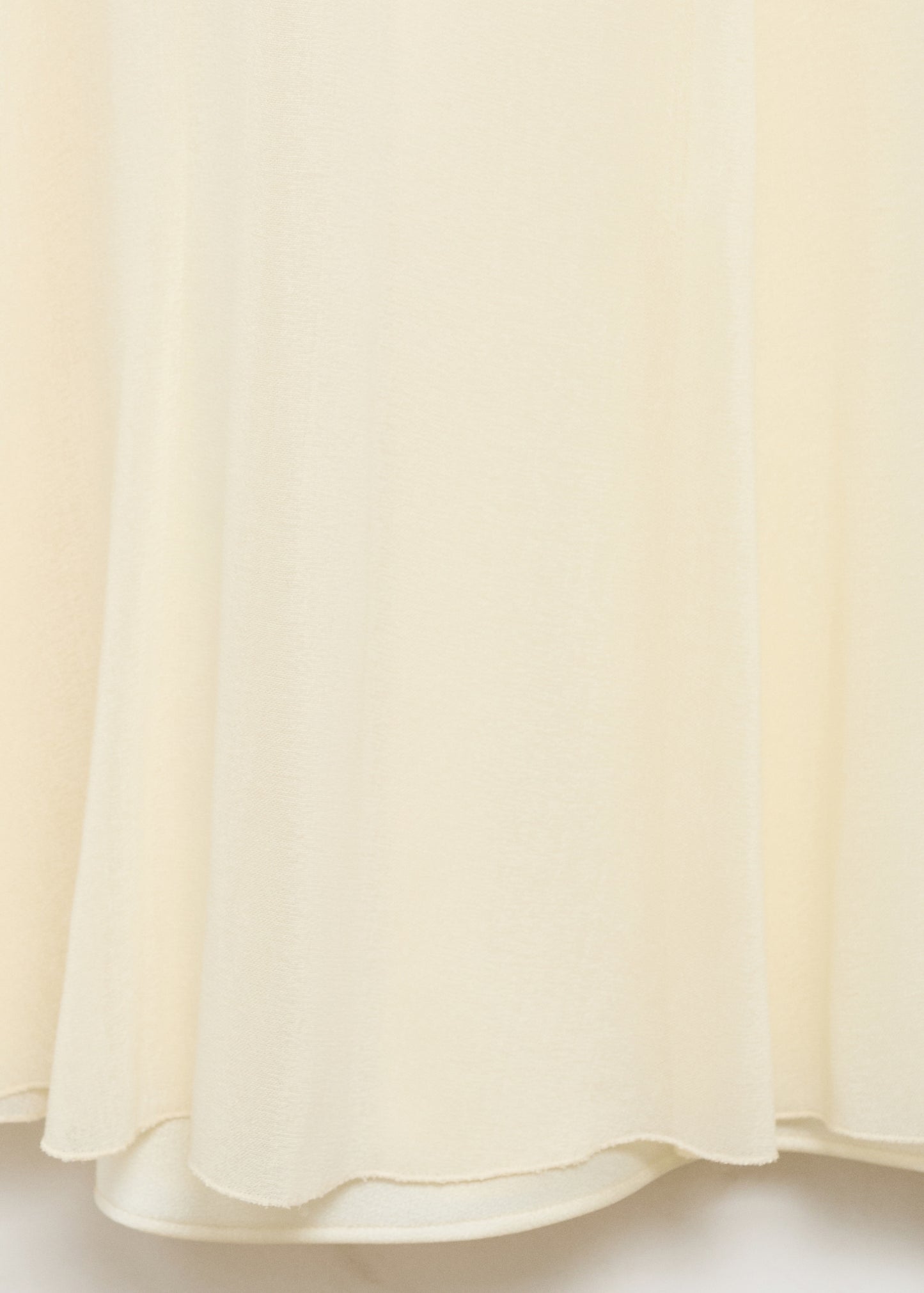 Semi-transparent combination dress