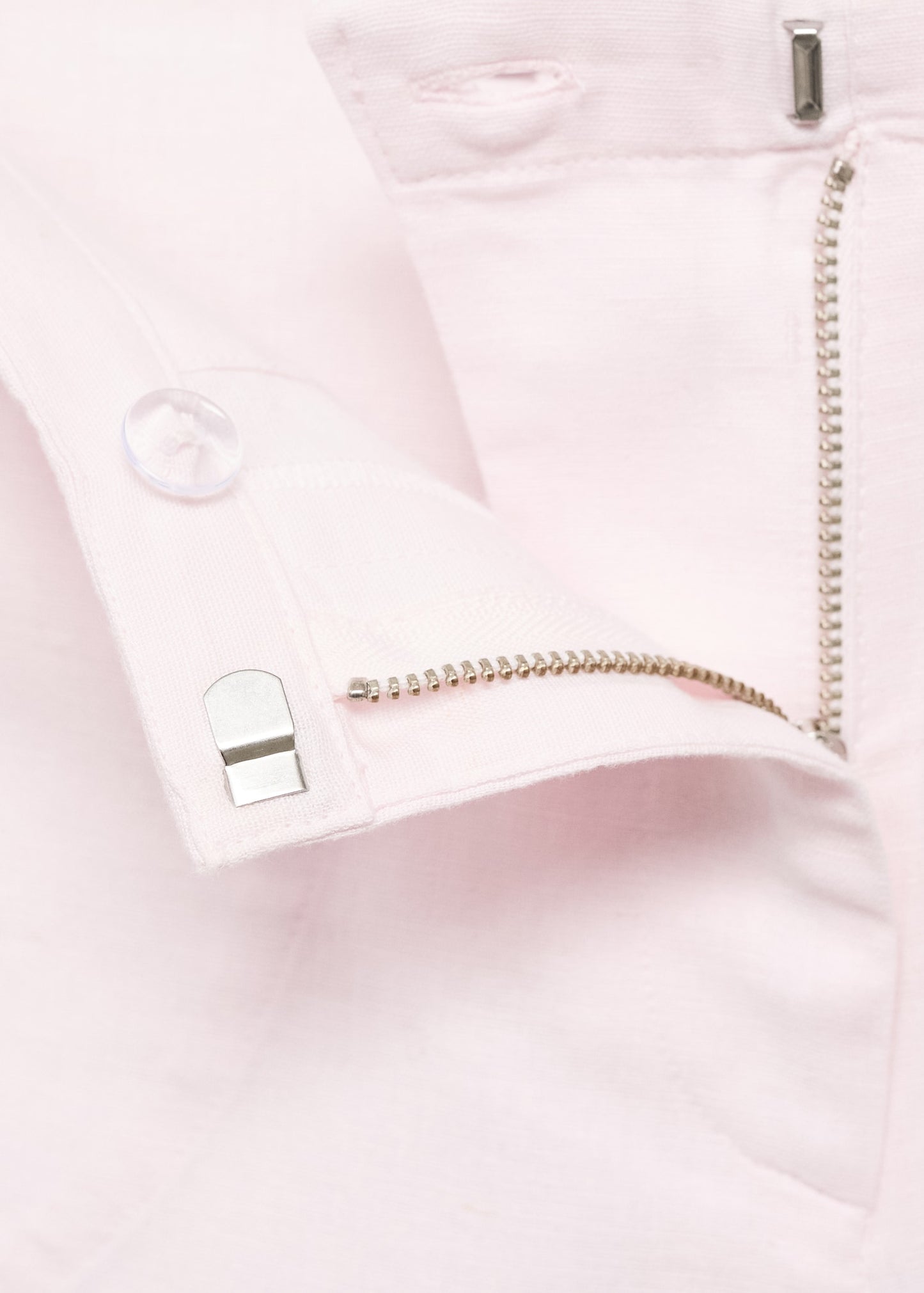 Straight trousers with slits and bows