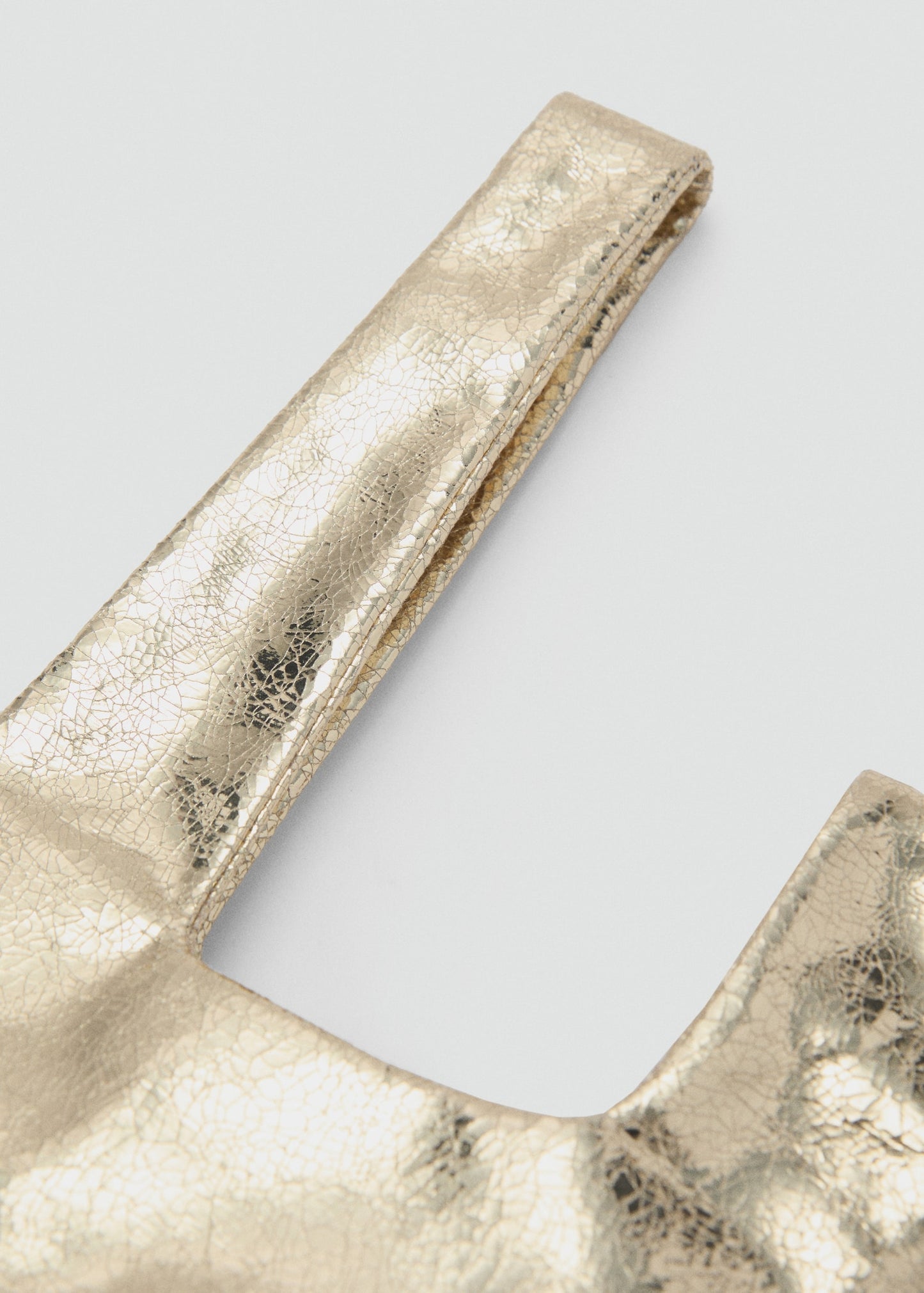 Metallic handbag