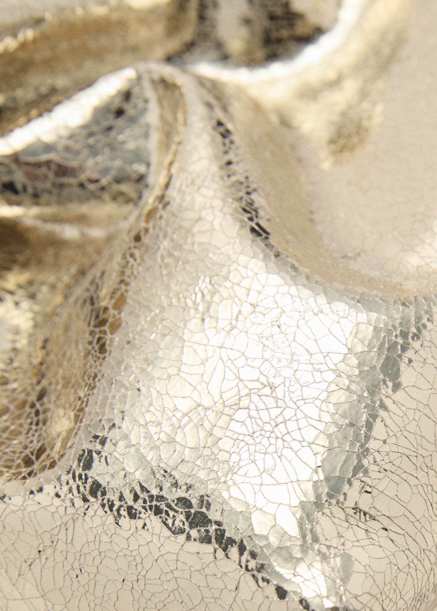 Metallic handbag