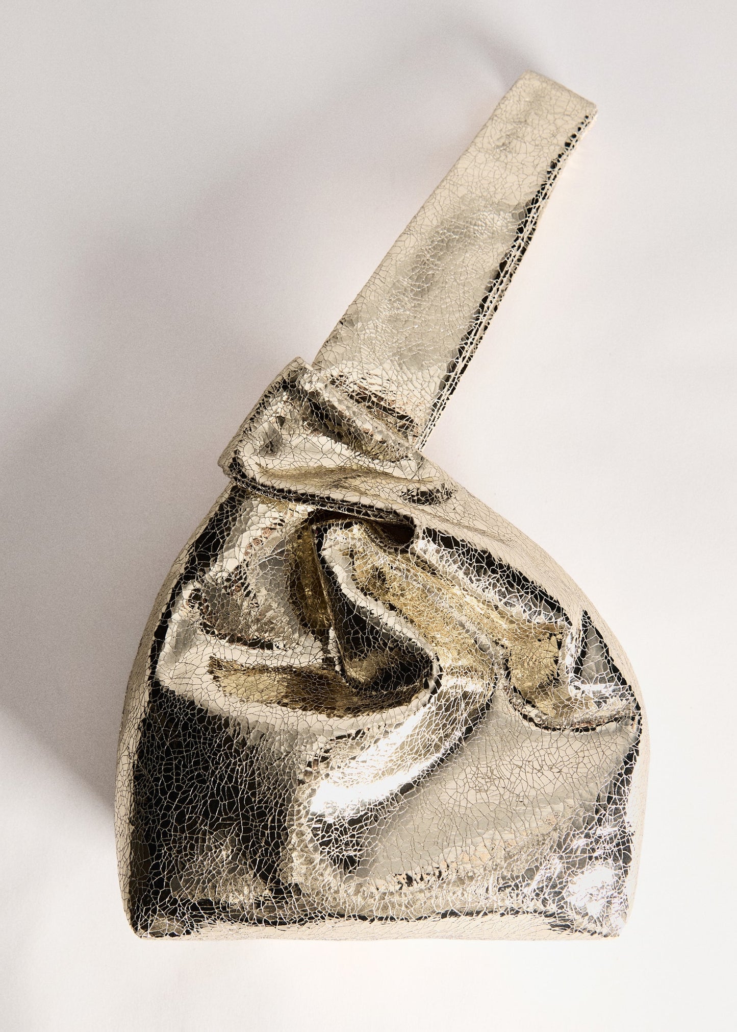 Metallic handbag