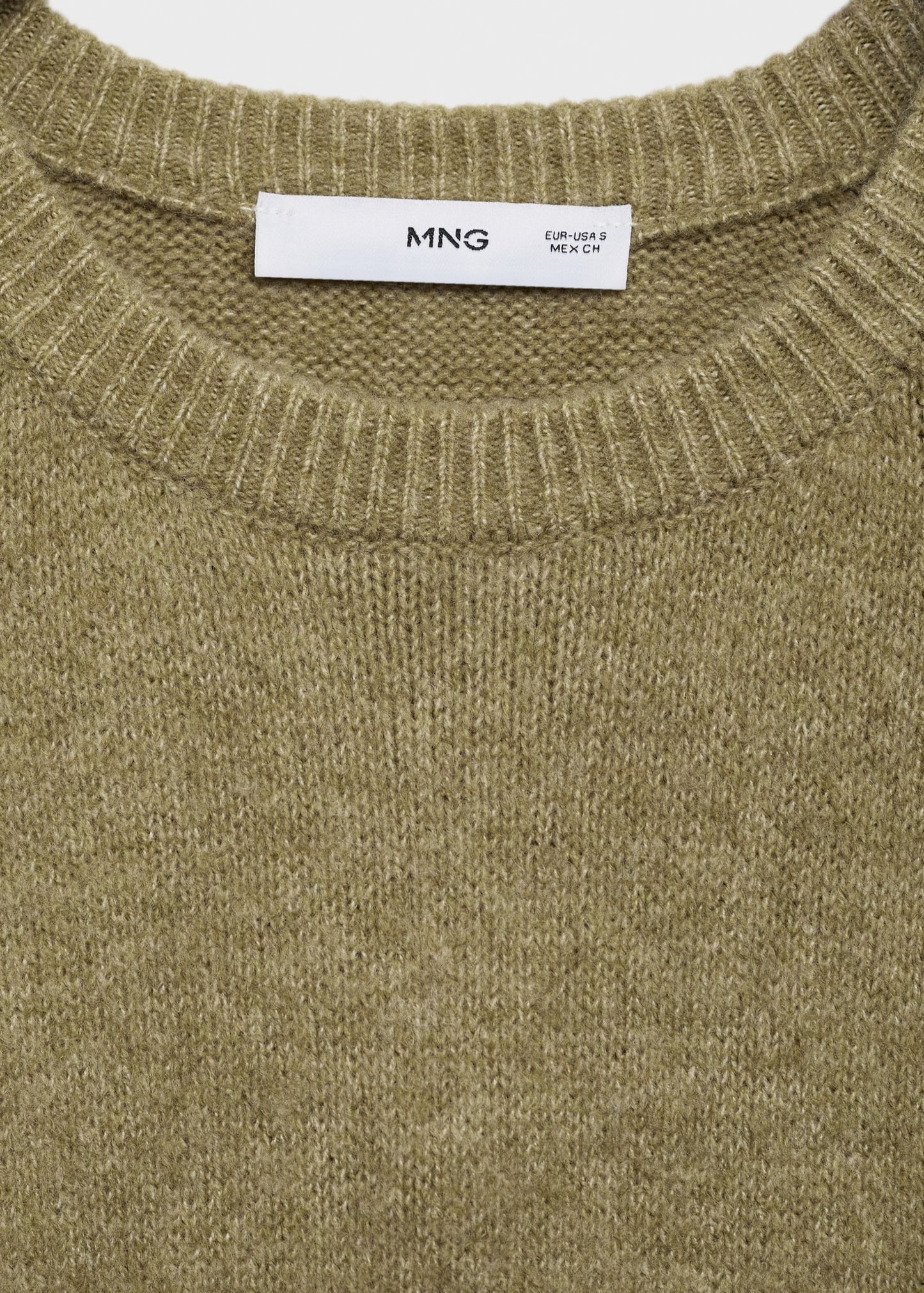 Knitted dress with ribbed finishes