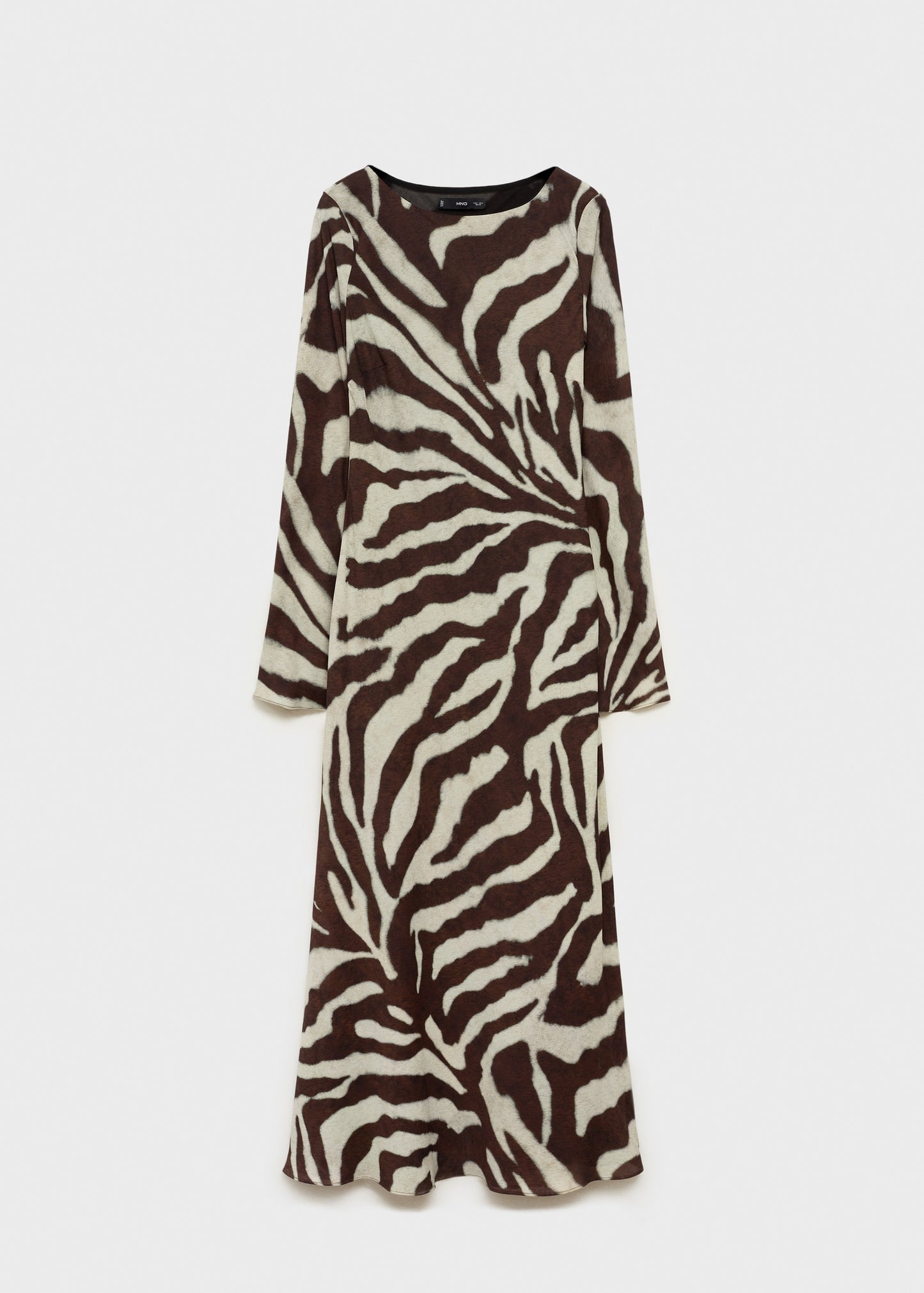Zebra flared dress