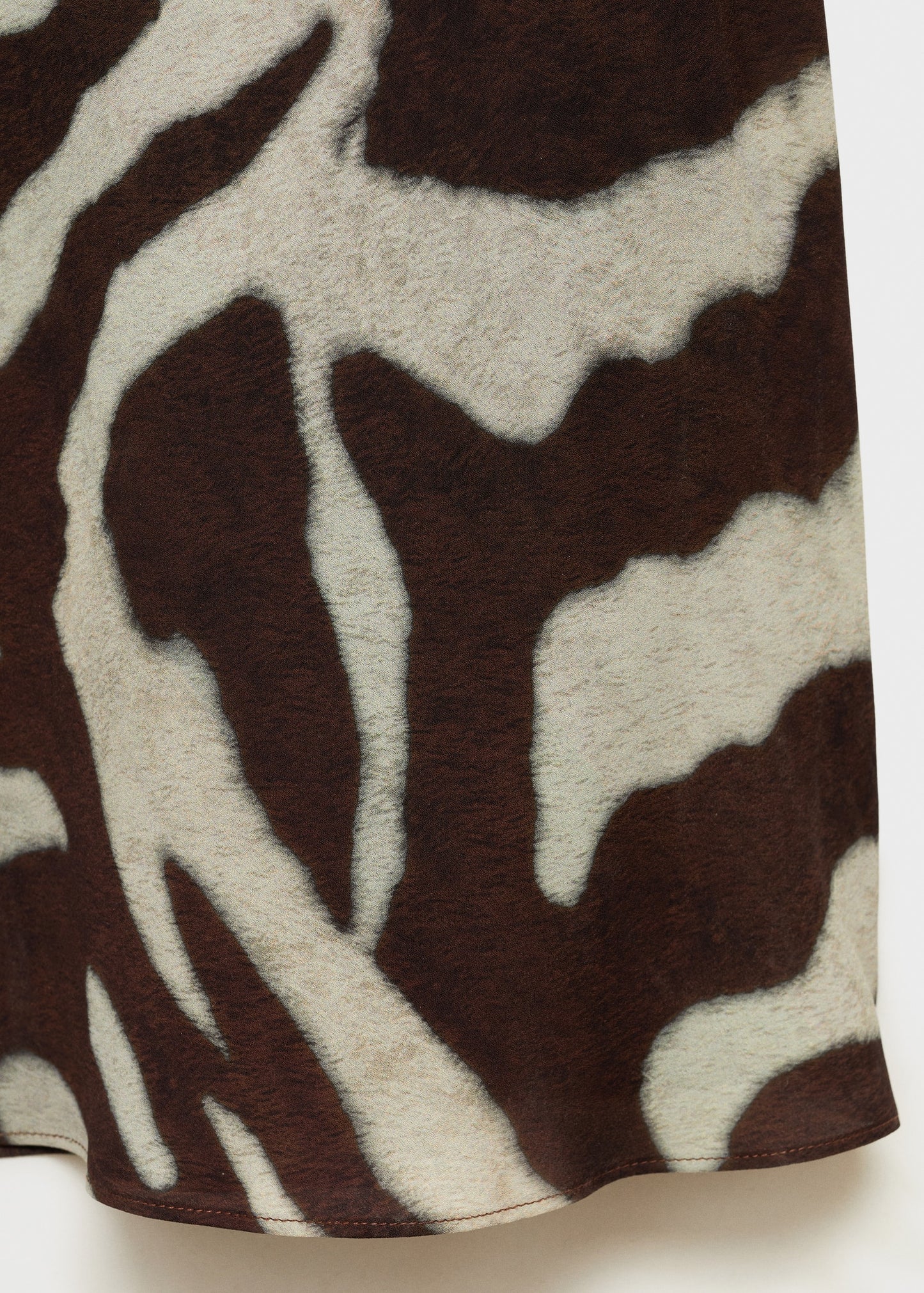 Zebra flared dress