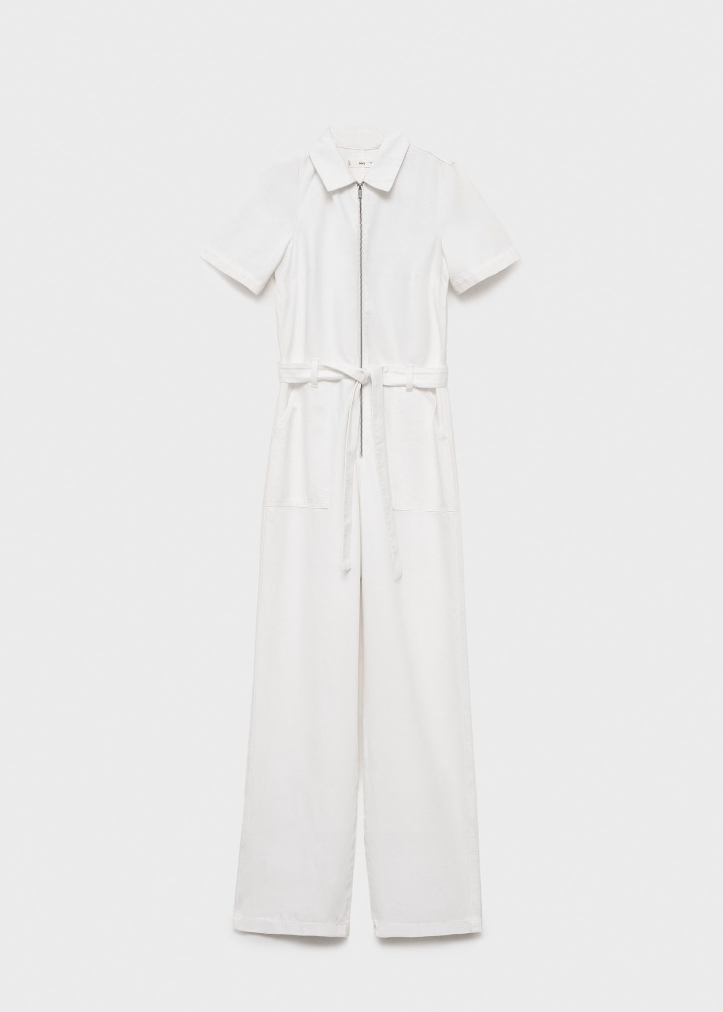 Denim jumpsuit belt