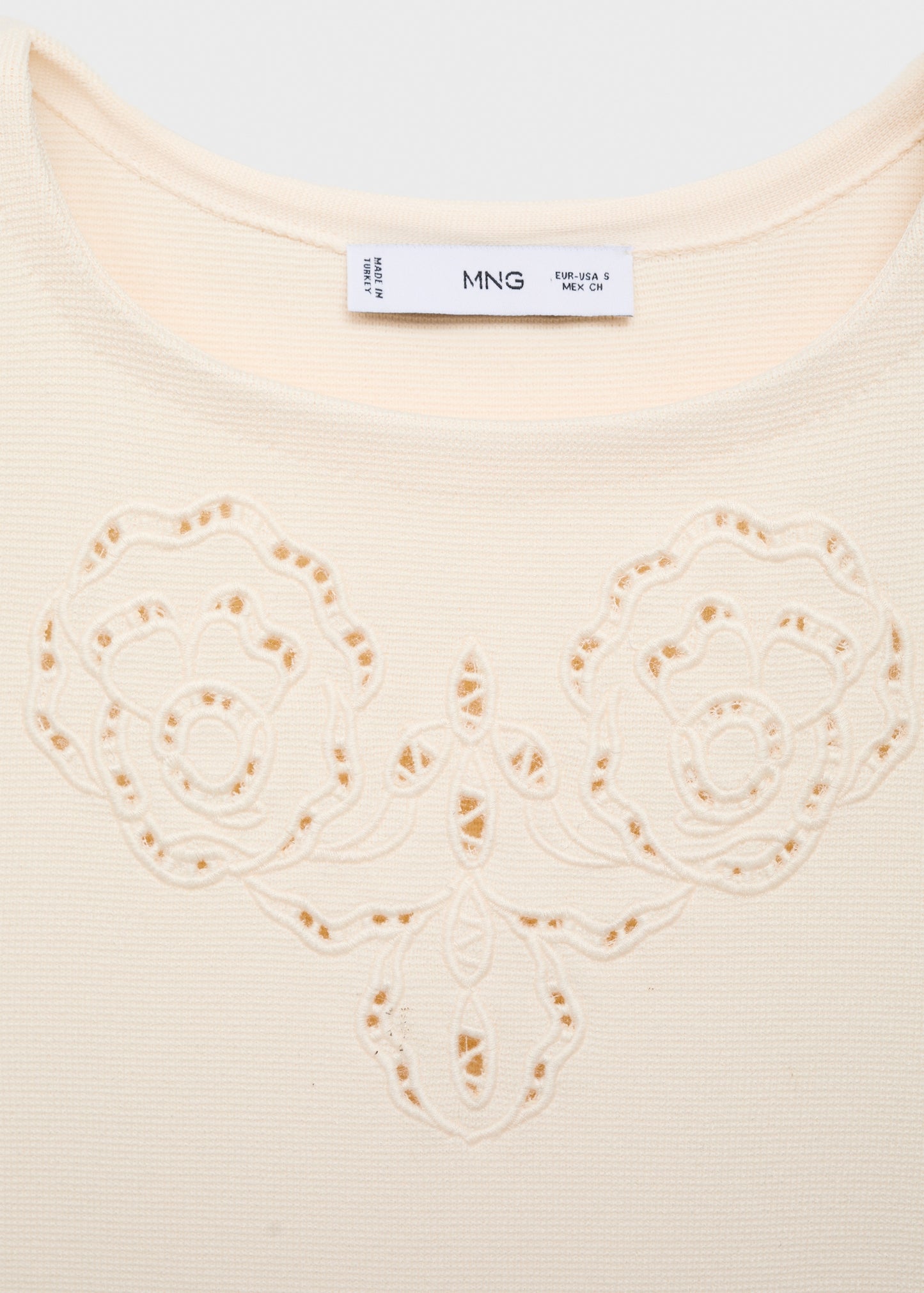 Knitted dress openwork details