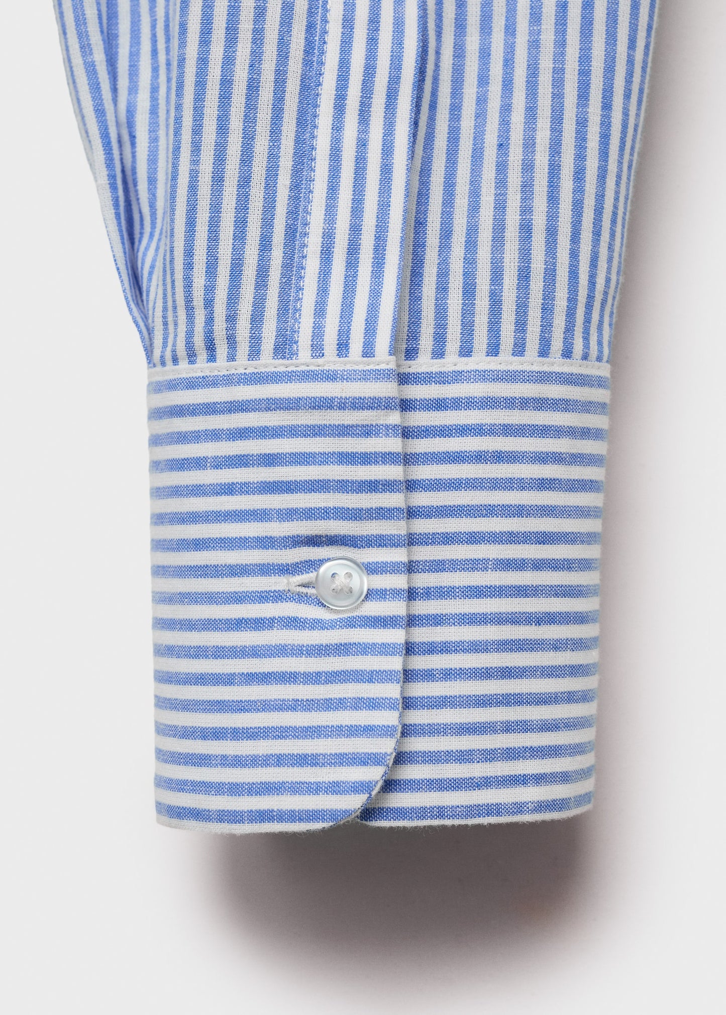 Striped crop shirt with pockets