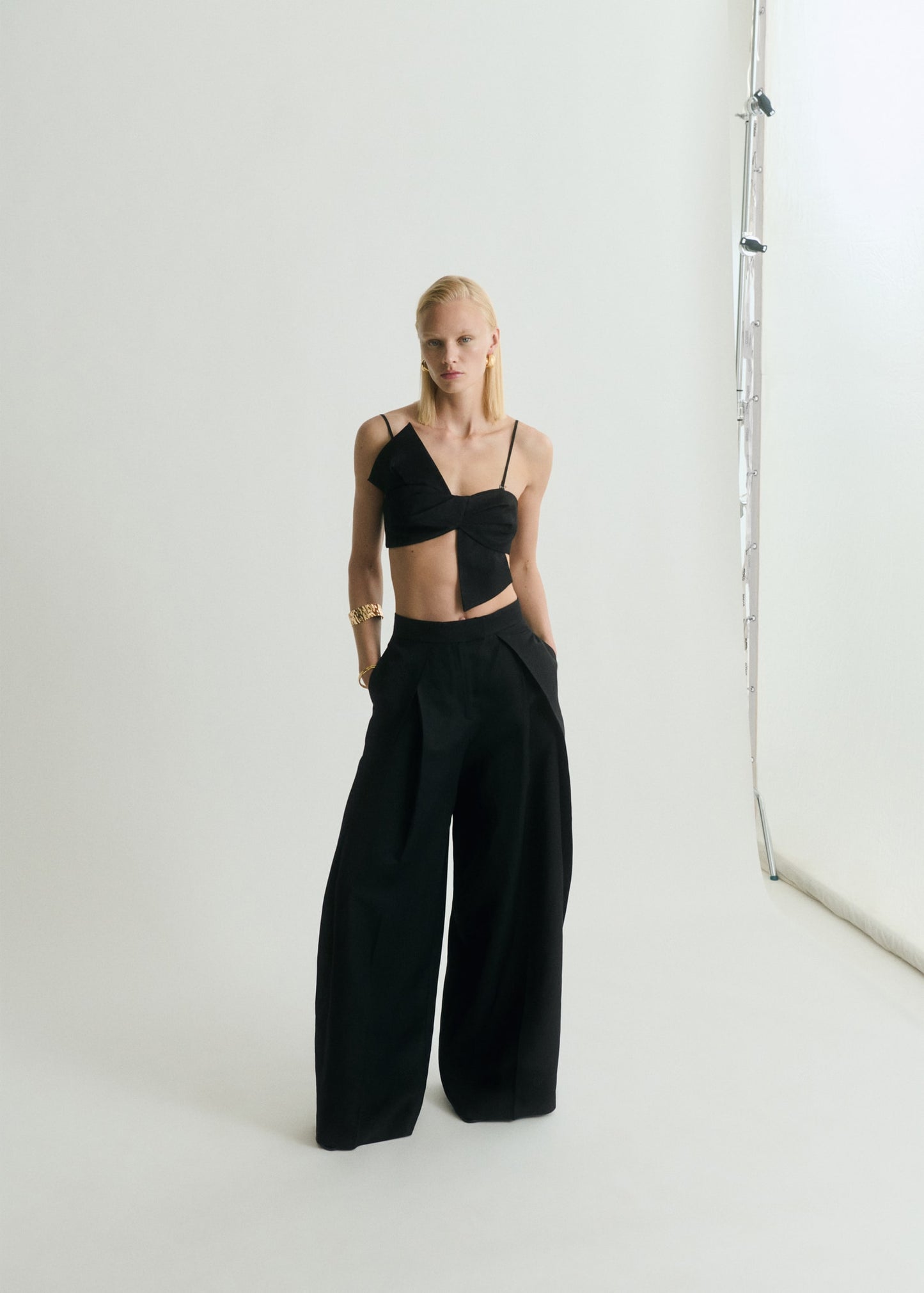 Bow design crop top