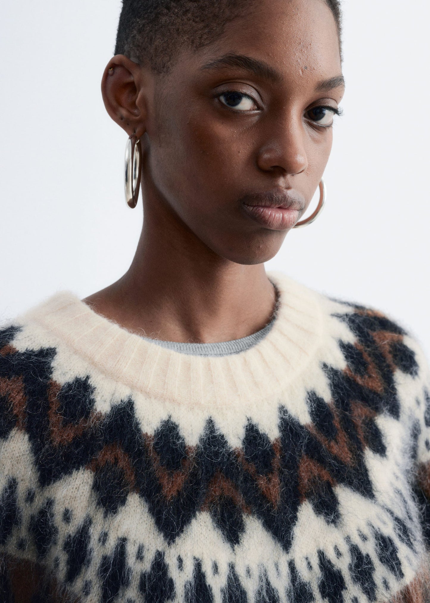 Oversized Mohair-Blend Jumper