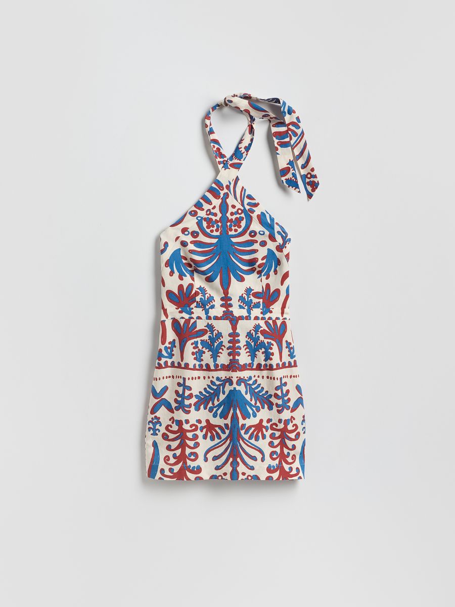 Patterned lyocell dress