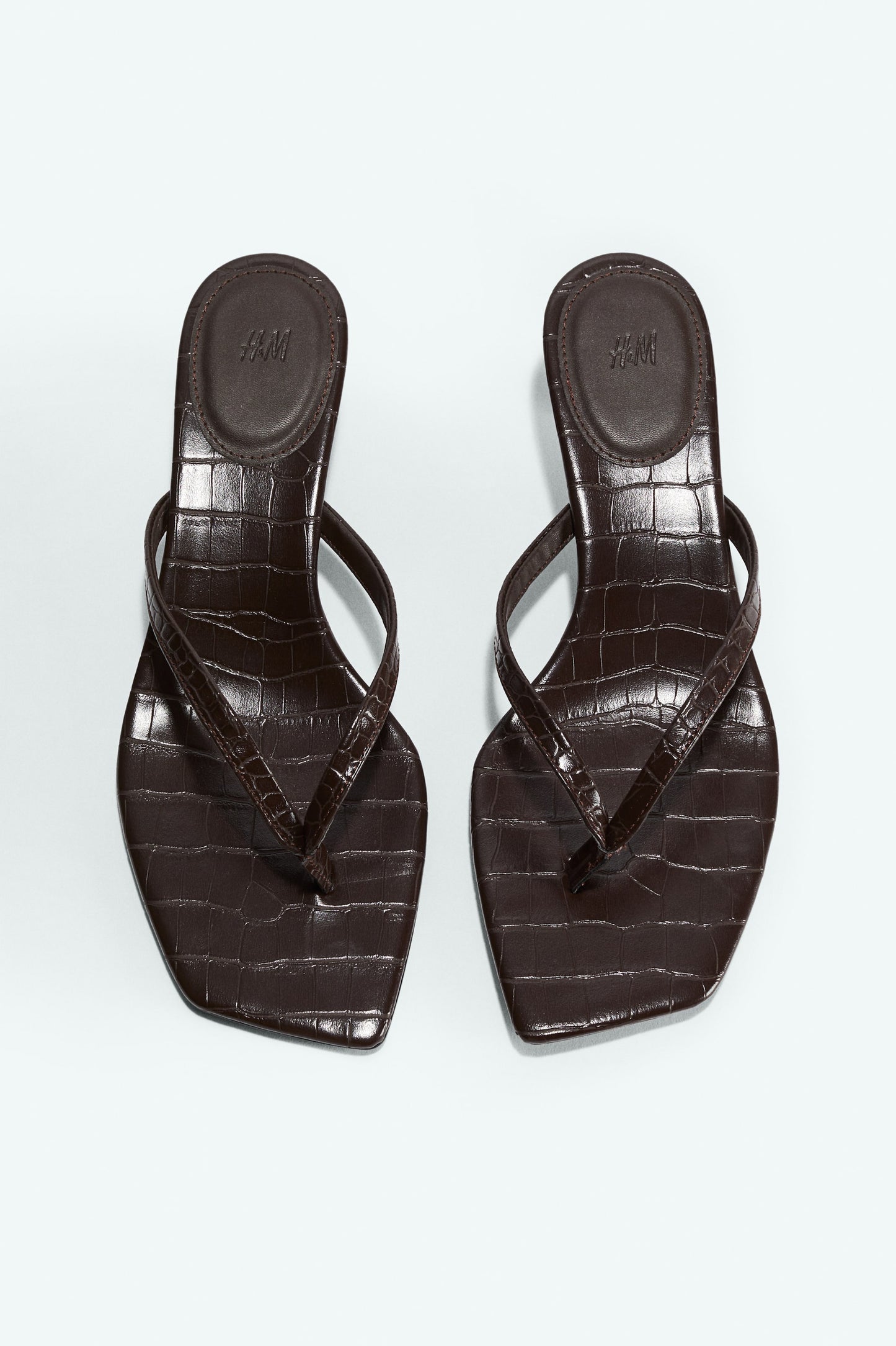 Kitten-heeled sandals