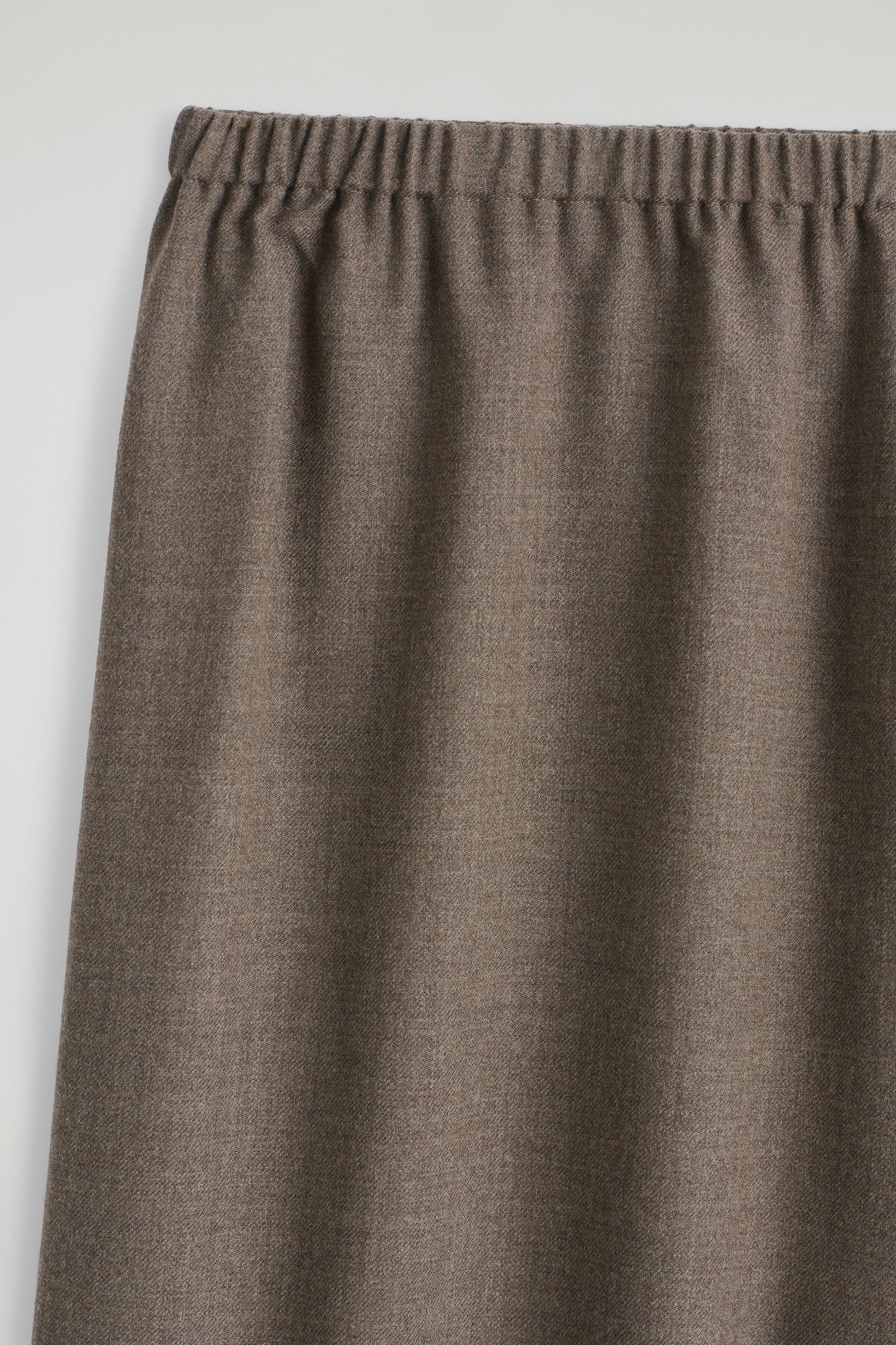 Wool-Blend Wide-Leg Trousers