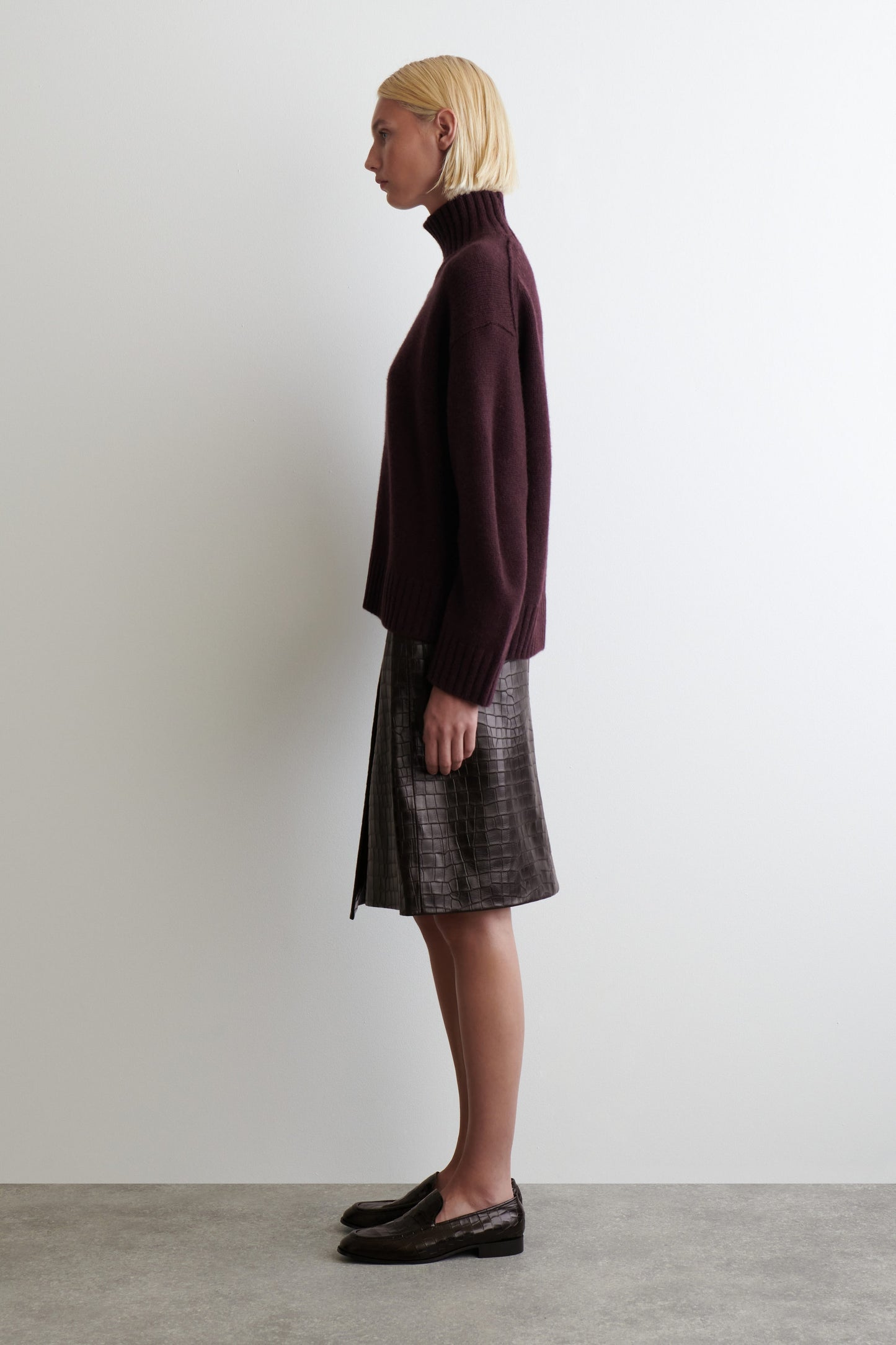 Cashmere Funnel-Neck Jumper