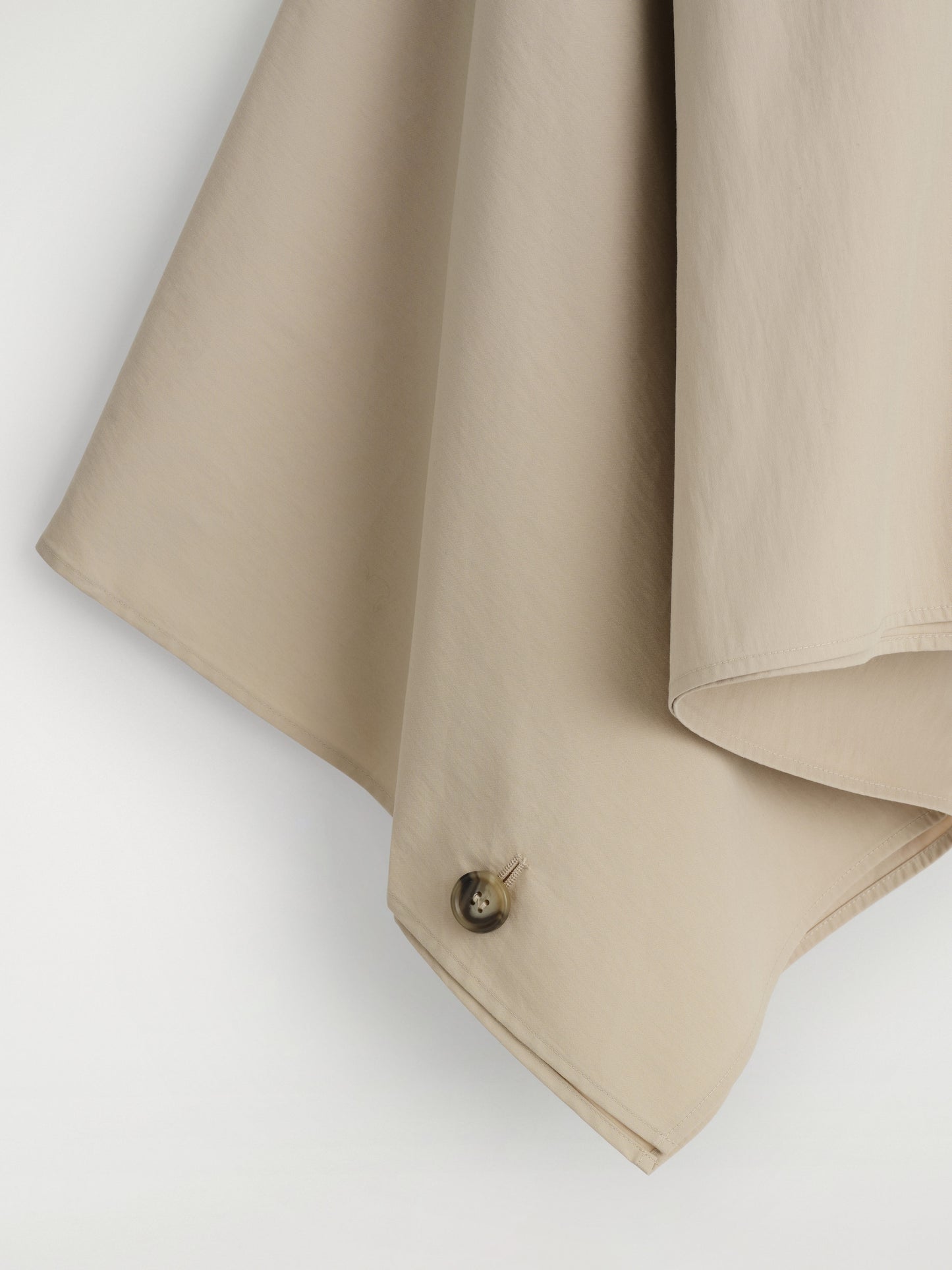 Cropped Trench Coat Cape