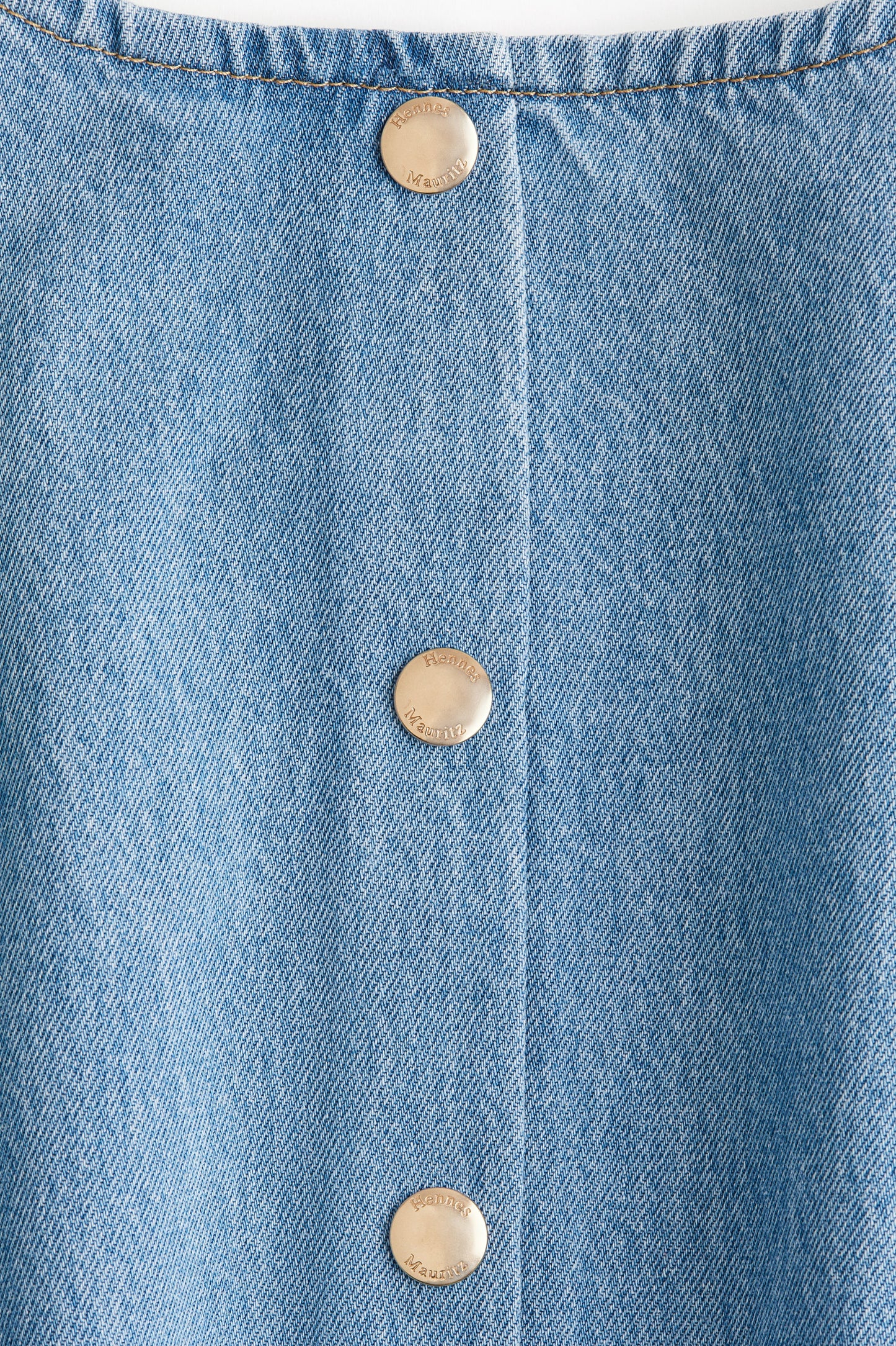 Denim shift dress